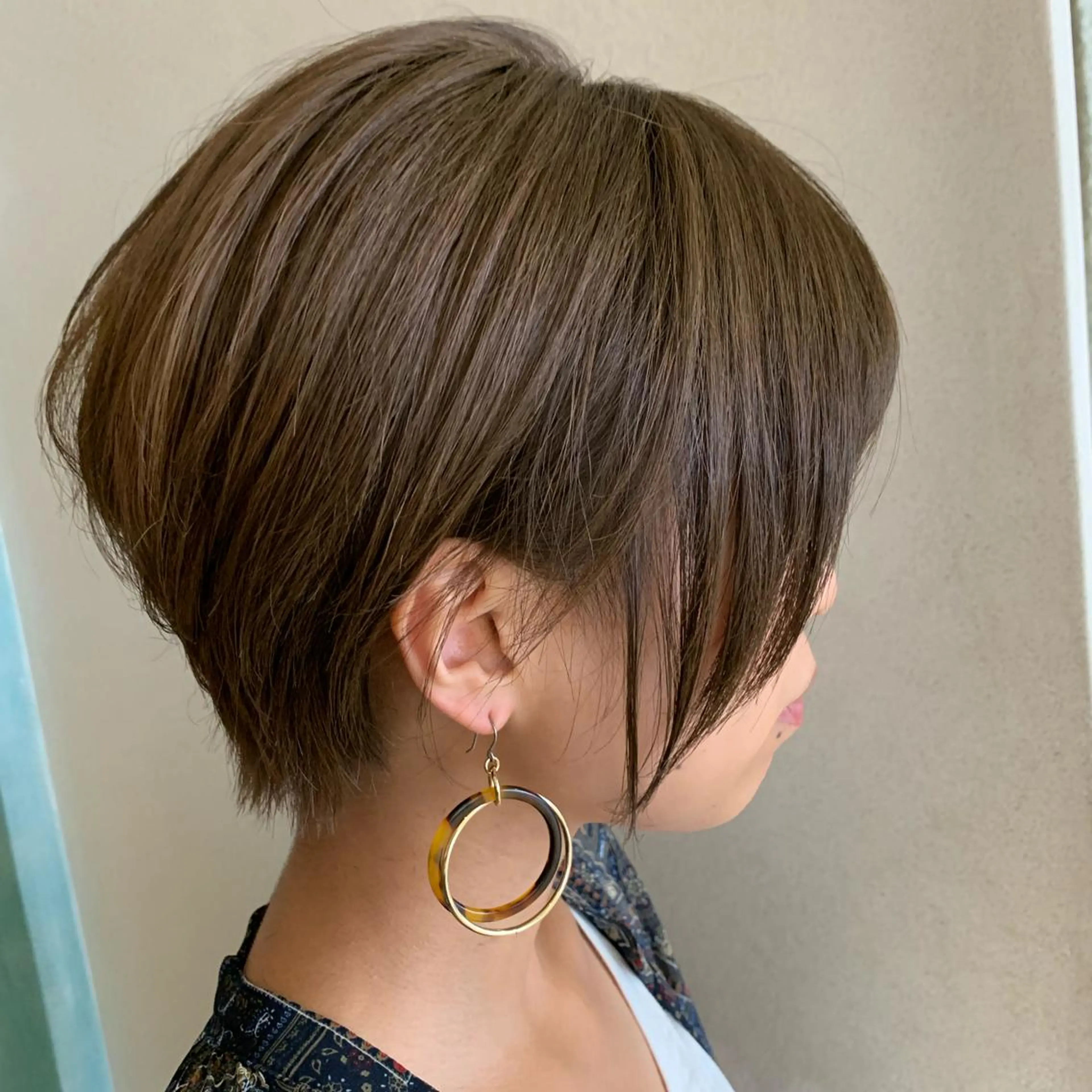 ショート カット ヘアカラー トリートメント 縮毛/ショート/ ボブ/レイヤー/小原のヘアスタイル