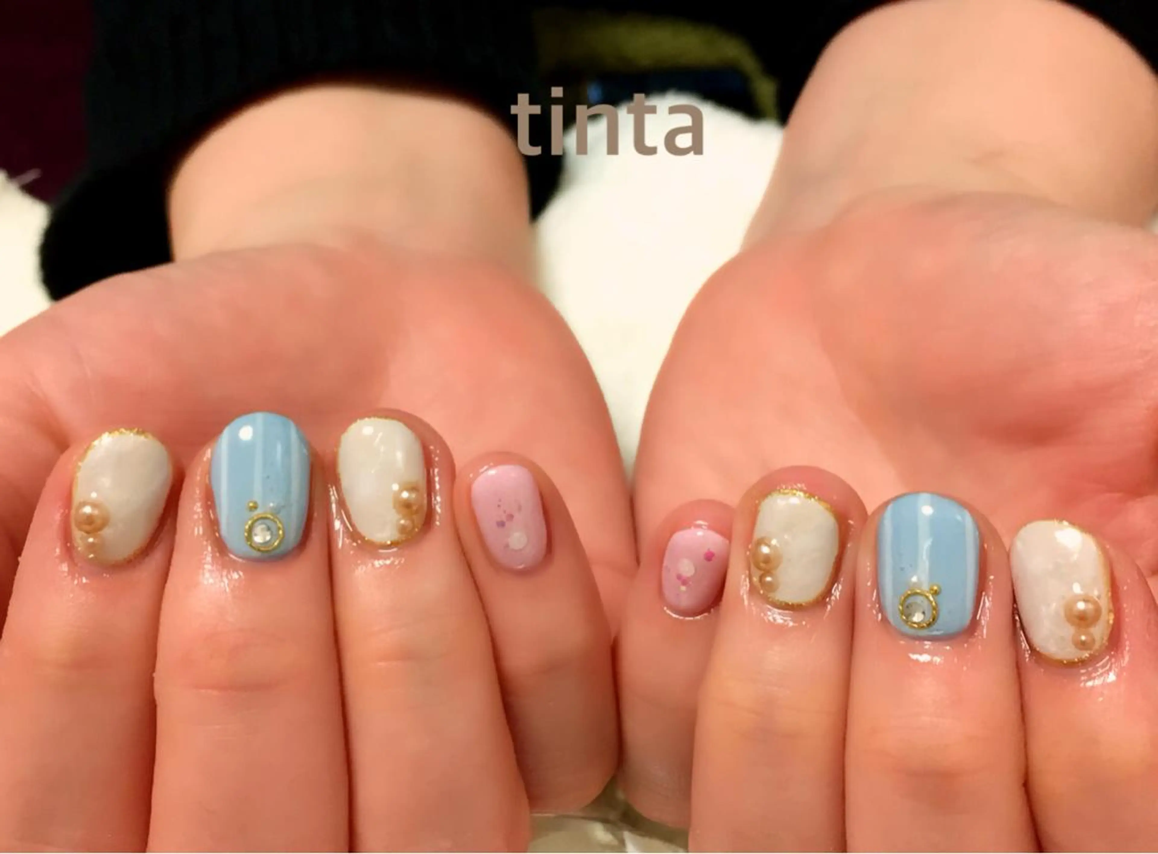 ネイル 春ネイル 馬場 典子のネイルデザイン