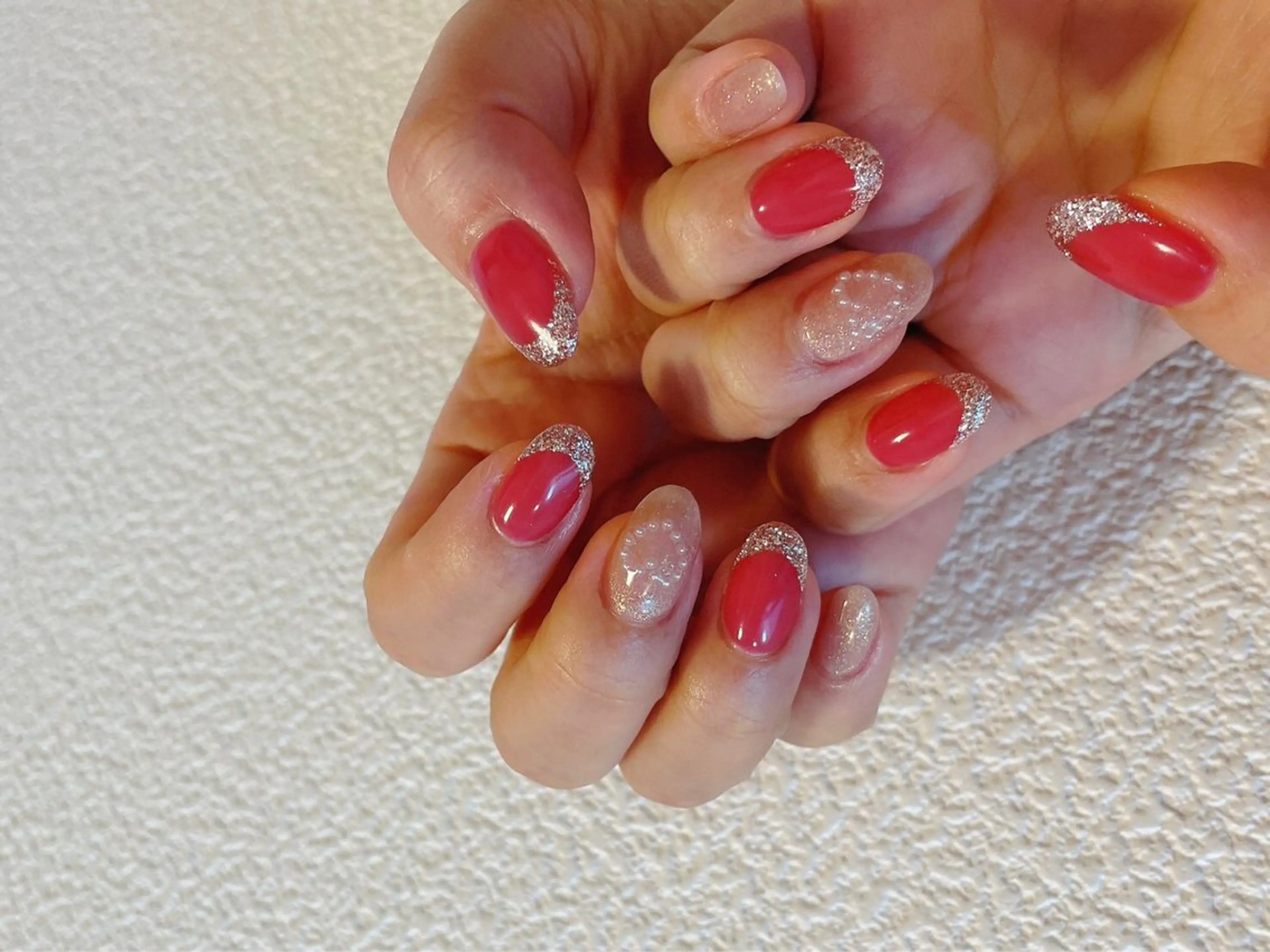 ネイル オーロラネイル フットネイル フレンチネイル ジェルネイル 韓国ネイル kiki nail &brow二子玉川の眉毛・アイブロウイメージ