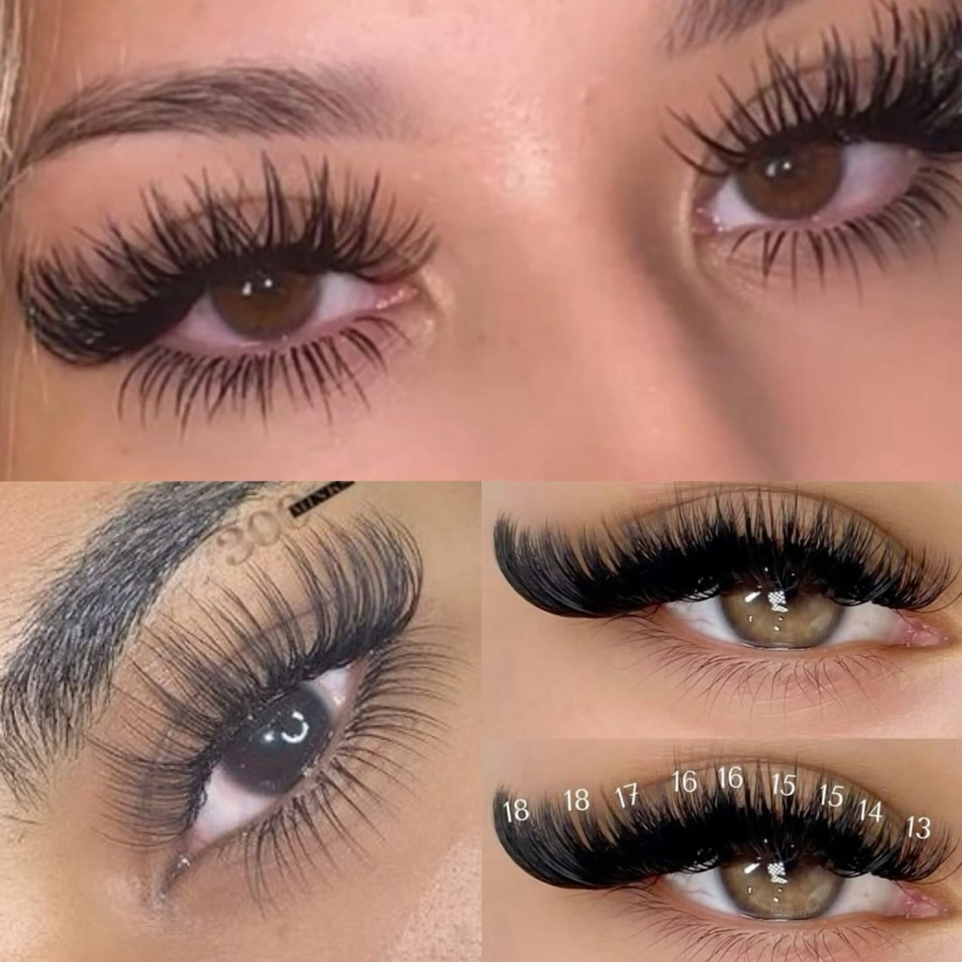 💙スーパーロング最大20㎜💙持ち👍🏾ボリューム👍🏾ダブルフラットラッシュ200本の写真