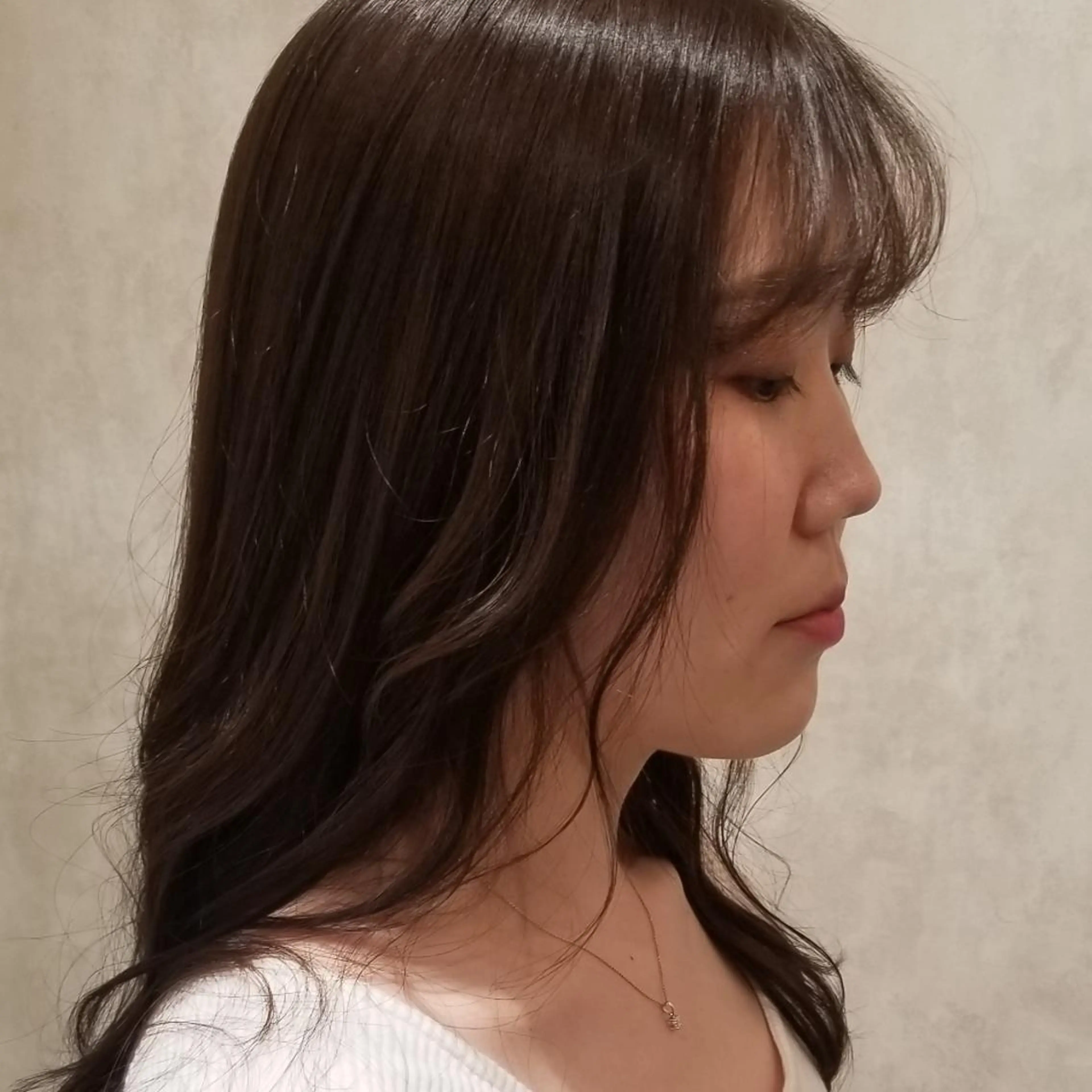 ロング カラー パーマ カット ヘアカラー パーマ 英語ok sohee ソヒ 305号室のヘアスタイル