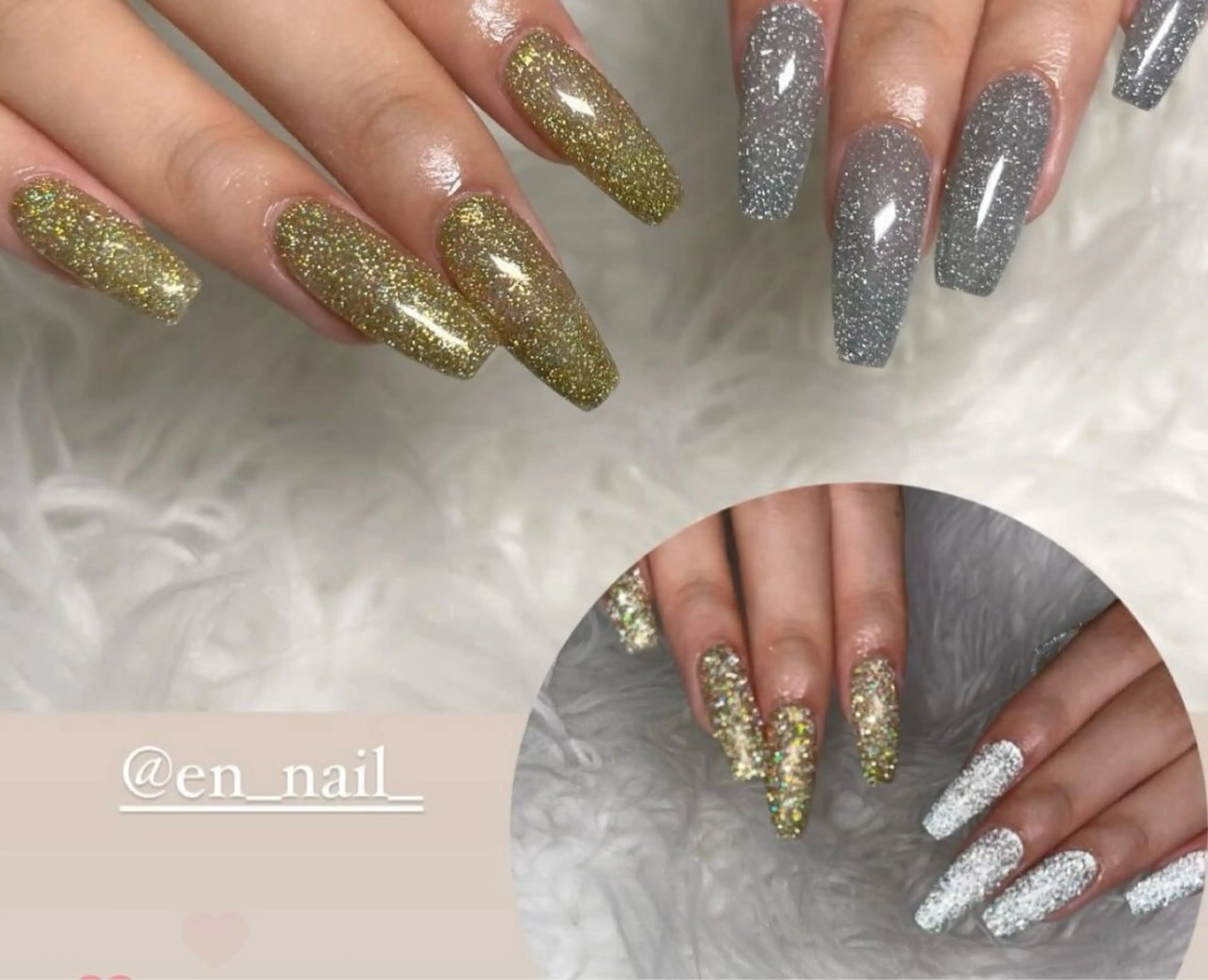 ネイル フラッシュネイル EN_NAIL 野中本店Ayakaのネイルデザイン