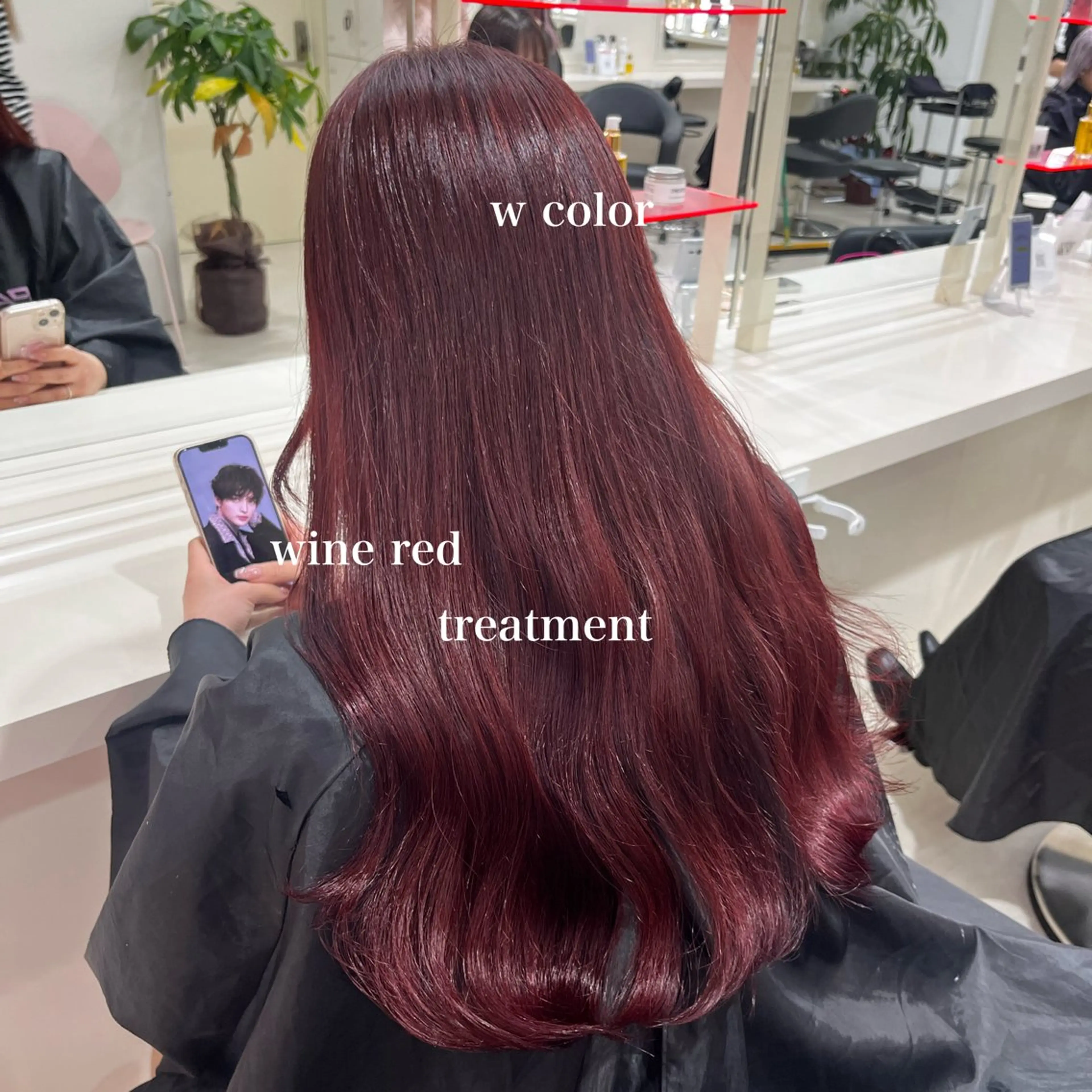 ロング カラー ヘアカラー トリートメント 🤍韓国大人っぽ ベージュMAI🤍のヘアスタイル