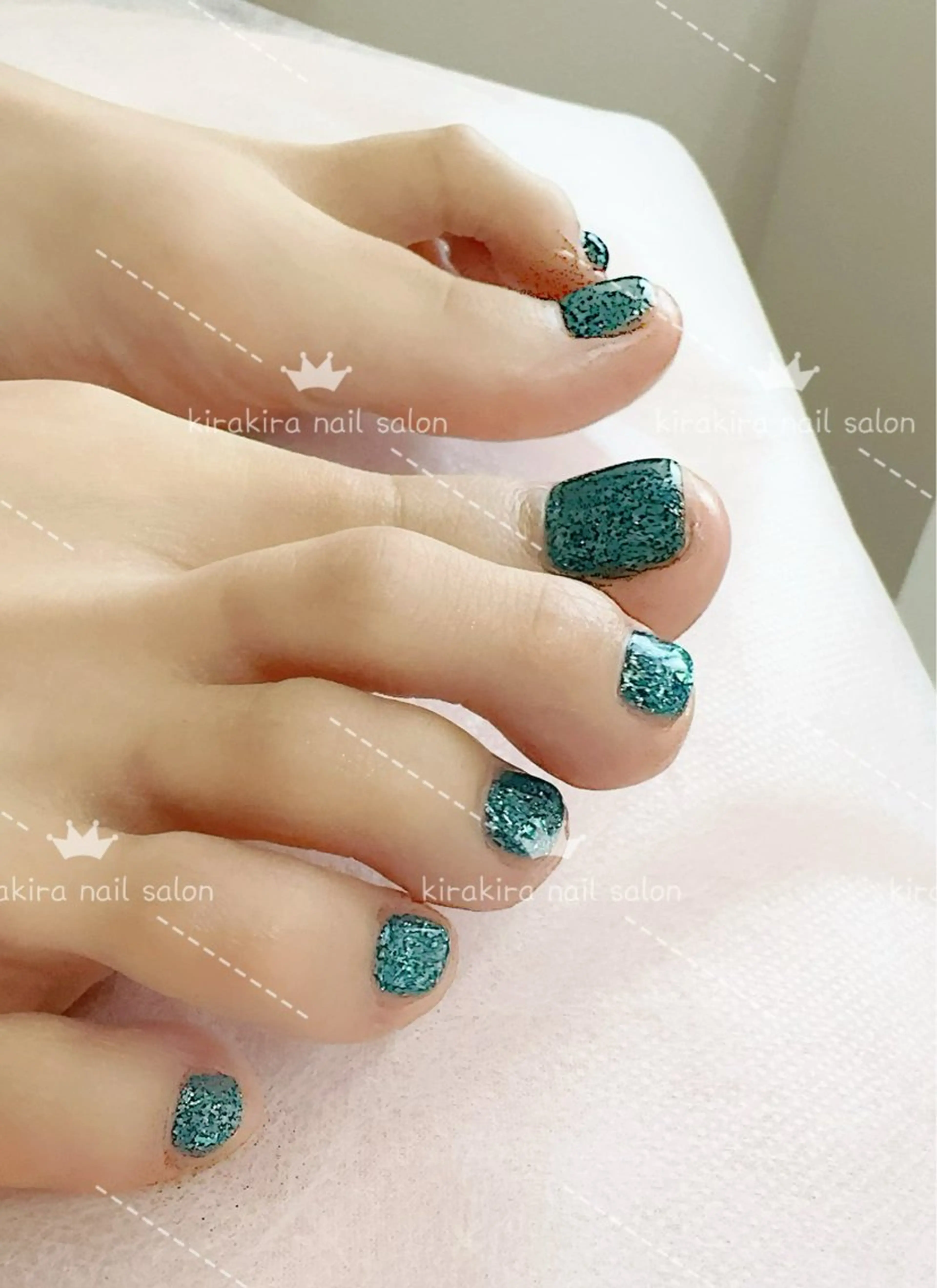 ネイル フラッシュネイル フットネイル Kirakira Nail salonのネイルデザイン