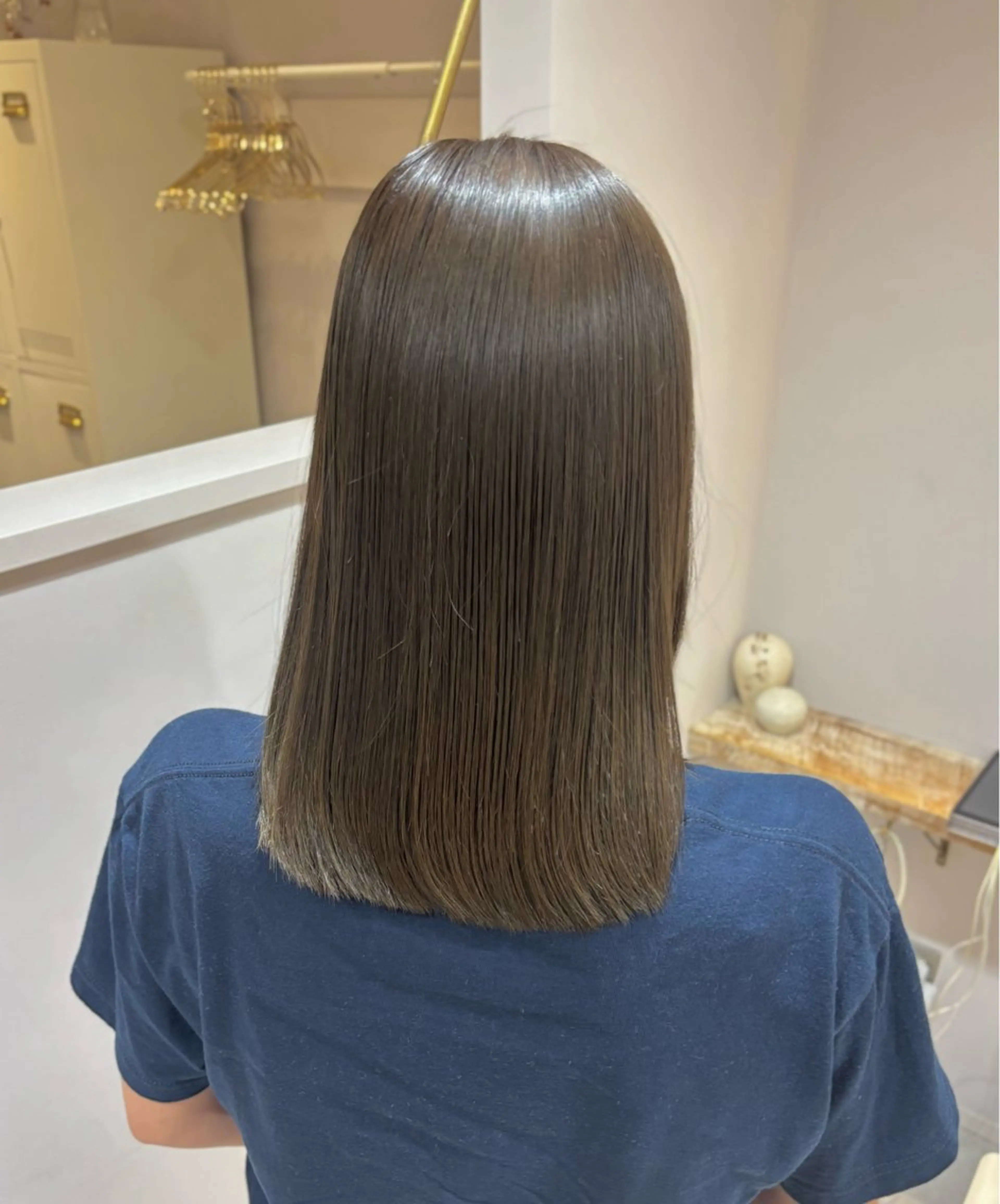 ミディアム ヘアカラー 山辺成美 /モデルさん募集のヘアスタイル