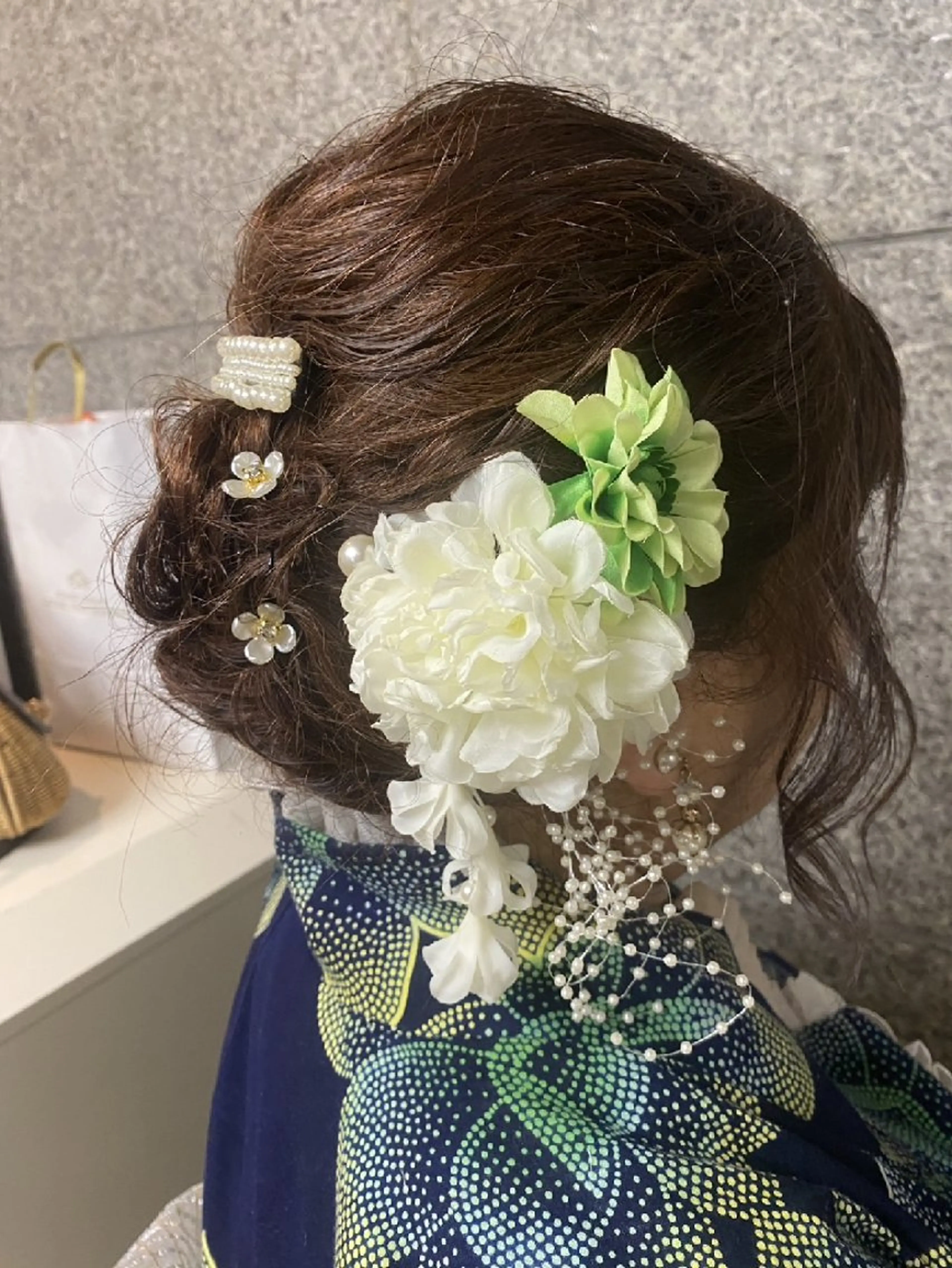 ヘアアレンジ 浴衣 カット ヘアセット 大人女性カット/ヘア セット✨️片本🌸のヘアスタイル