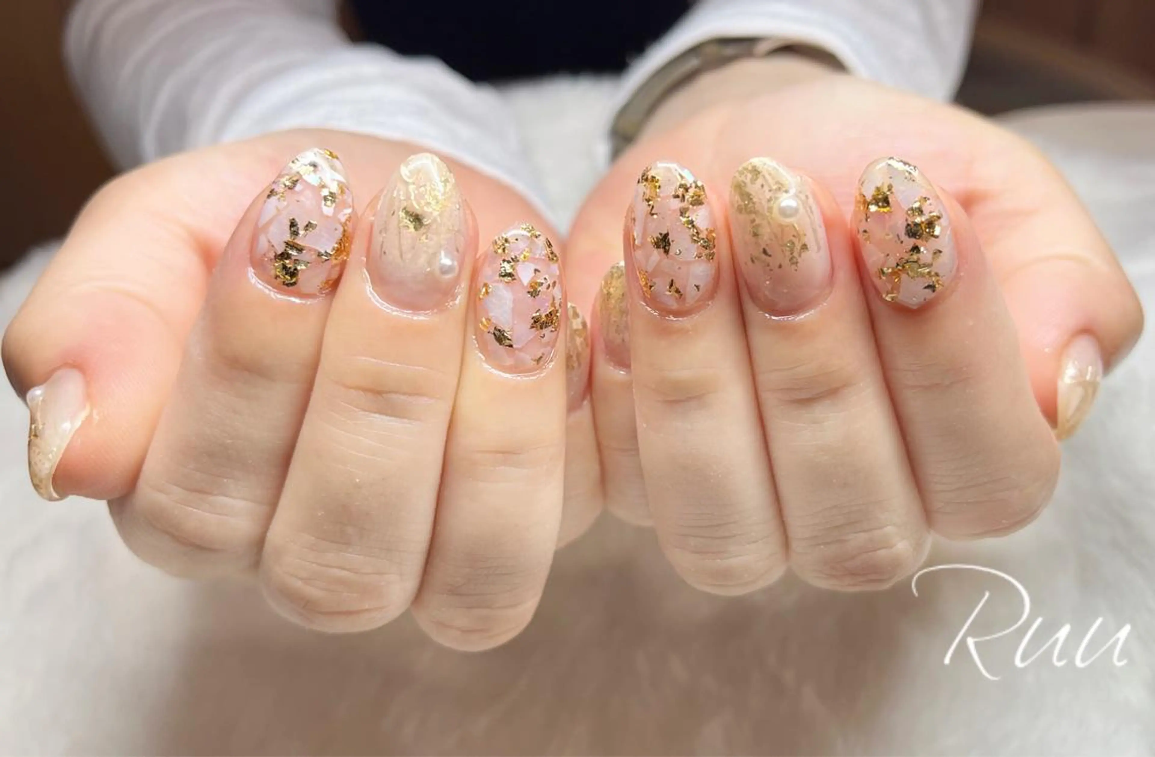 ネイル アートネイル フットネイル フレンチネイル キラキラネイル 韓国ネイル Nail salon Ruuのネイルデザイン