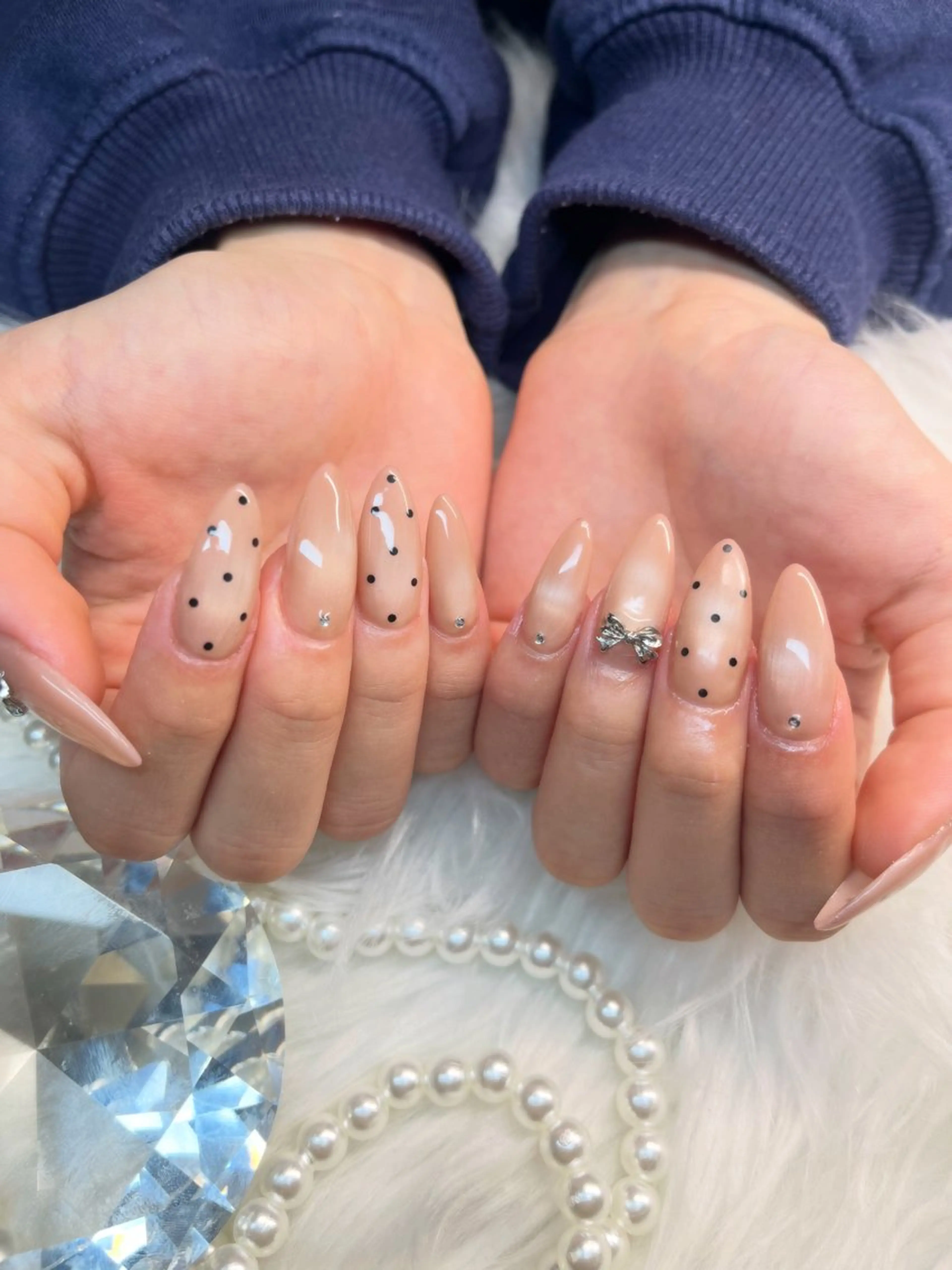 ネイル ドット マグネットネイル ハンドネイル vesper akariのネイルデザイン