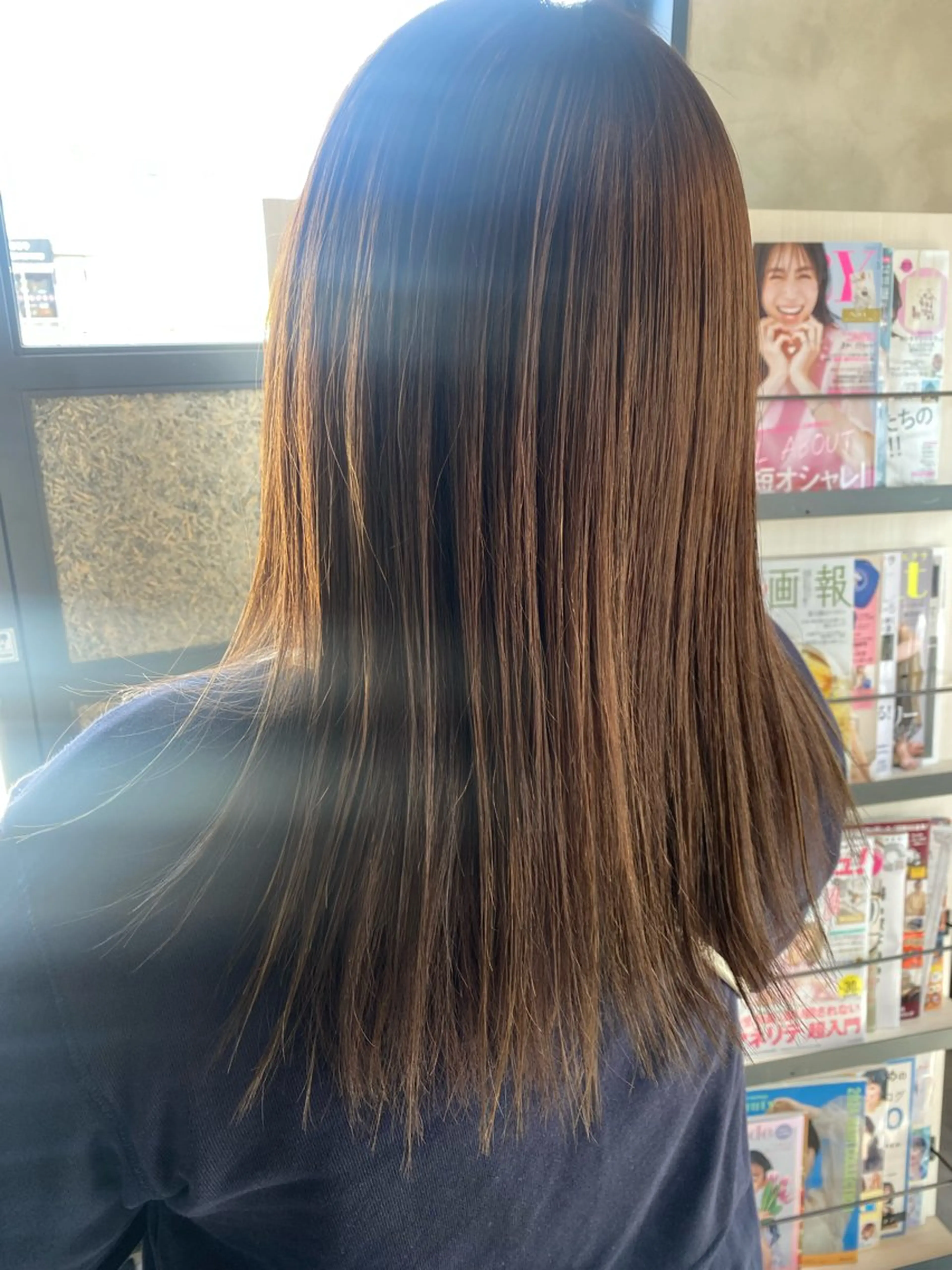 ロング カラー 齋藤 未来のヘアスタイル