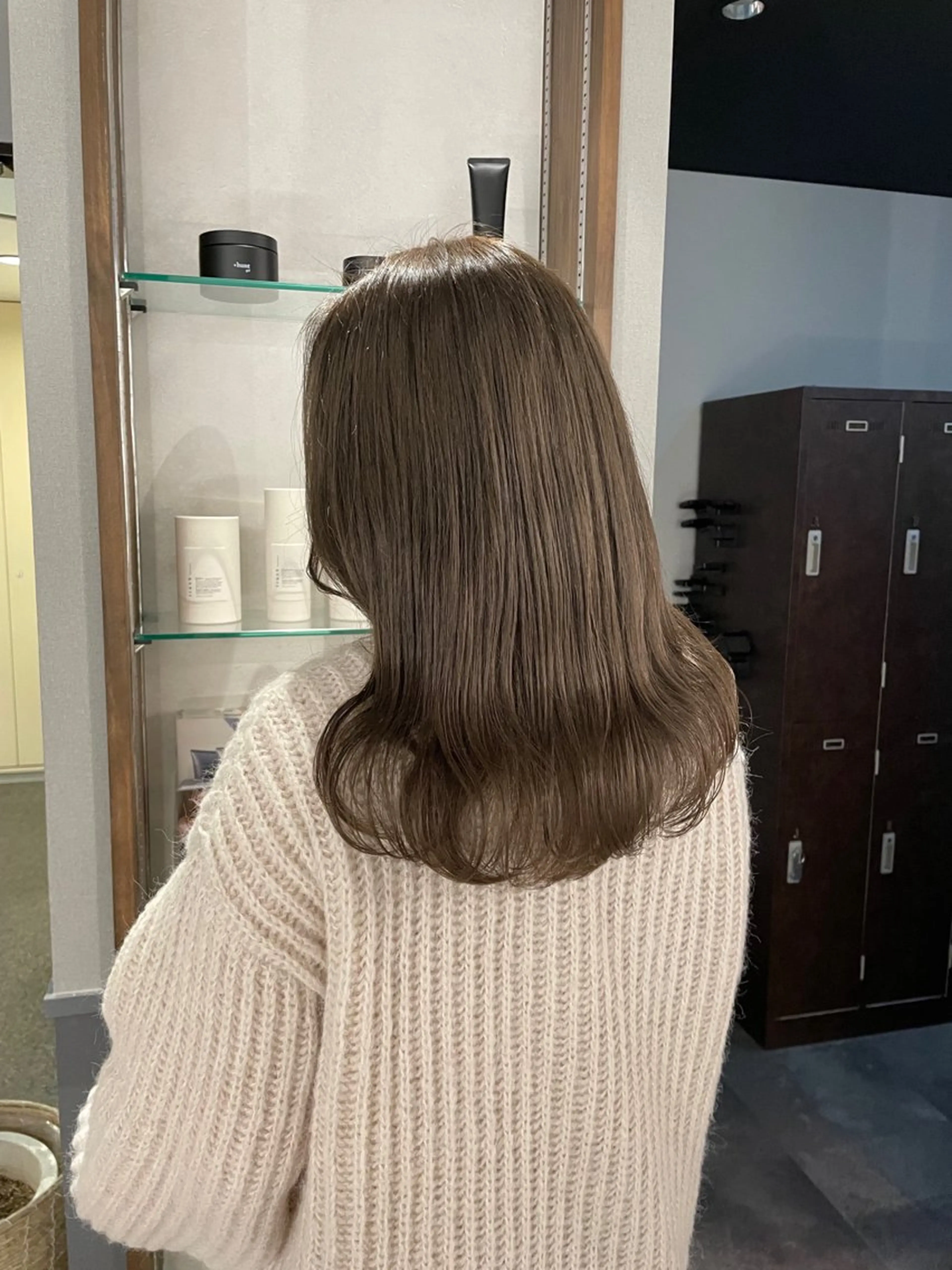 セミロング ヘアカラー トリートメント KANA🌷 髪質改善のヘアスタイル