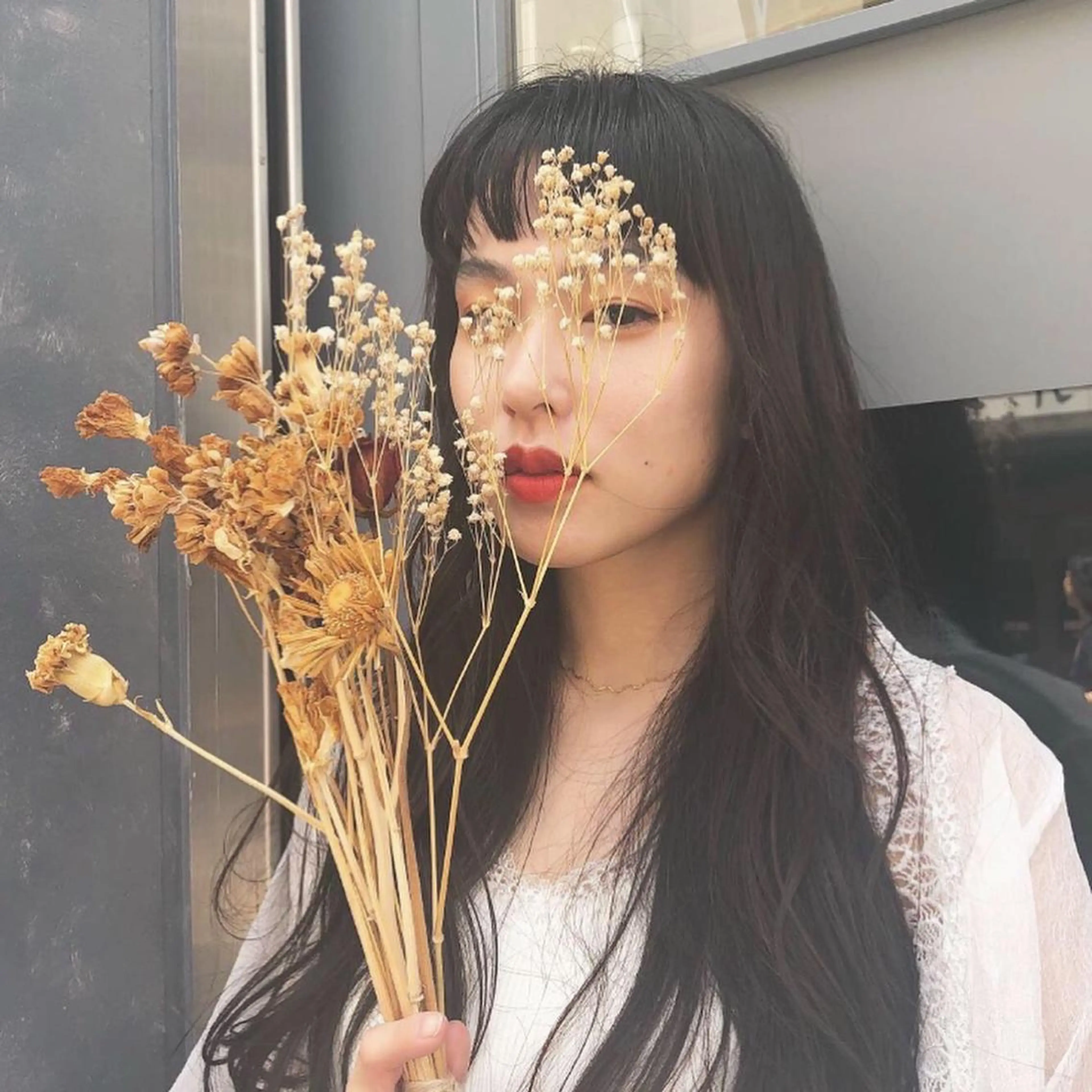 ロング ヘアカラー トリートメント sano sayakaのヘアスタイル