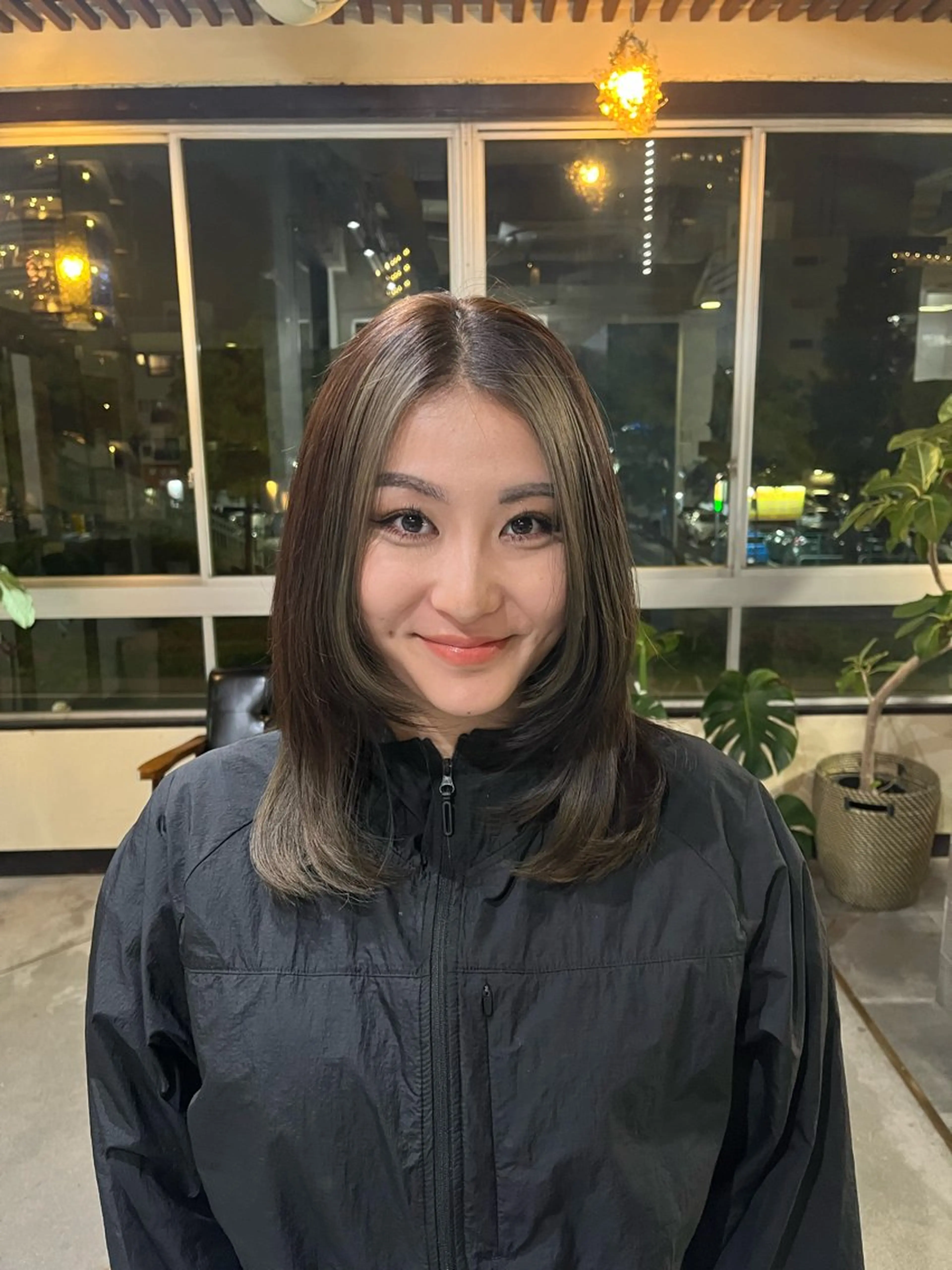 セミロング iro+soi はるかのヘアスタイル