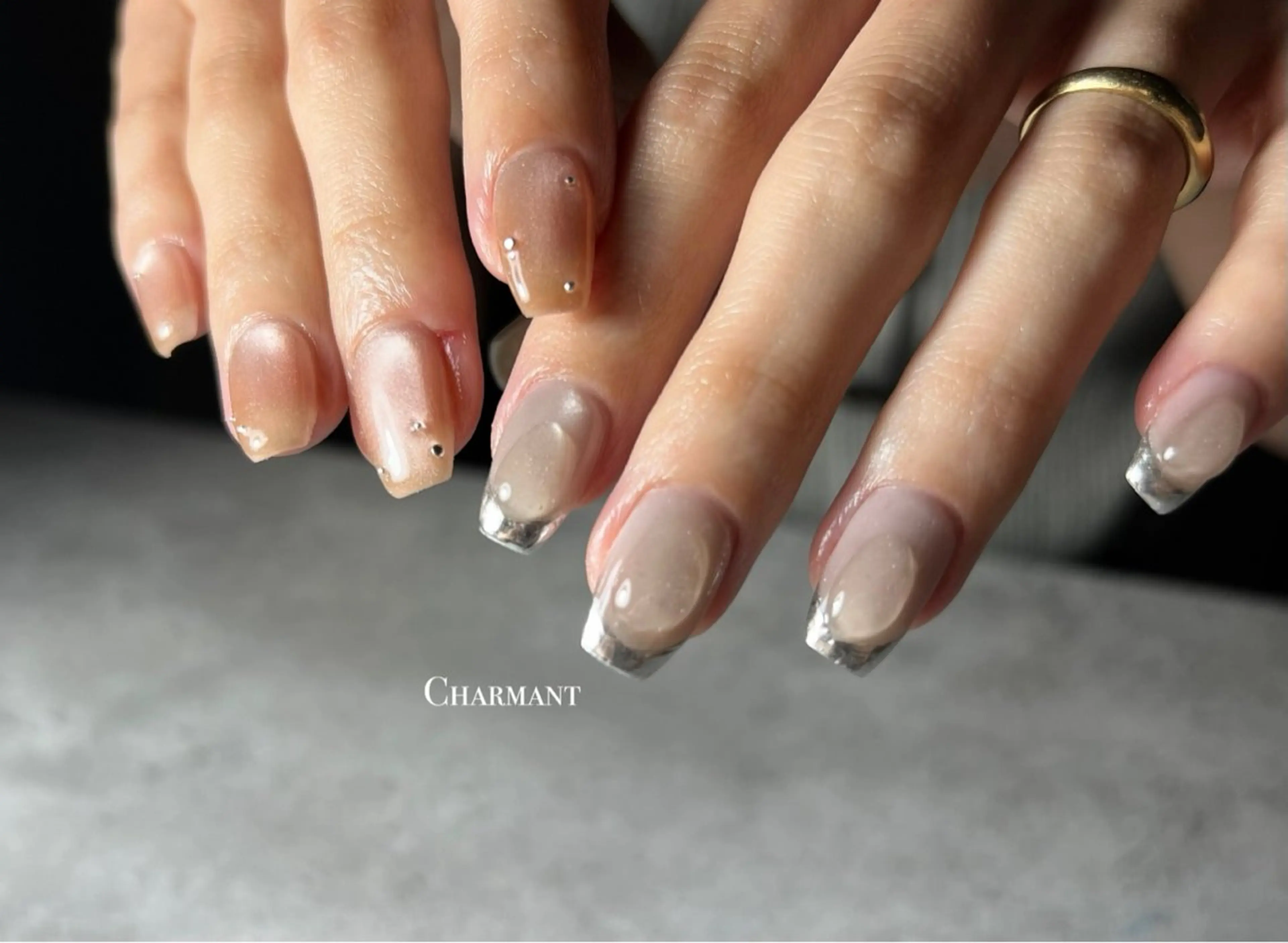 ネイル ハンドネイル Minako 【Charmant】のネイルデザイン