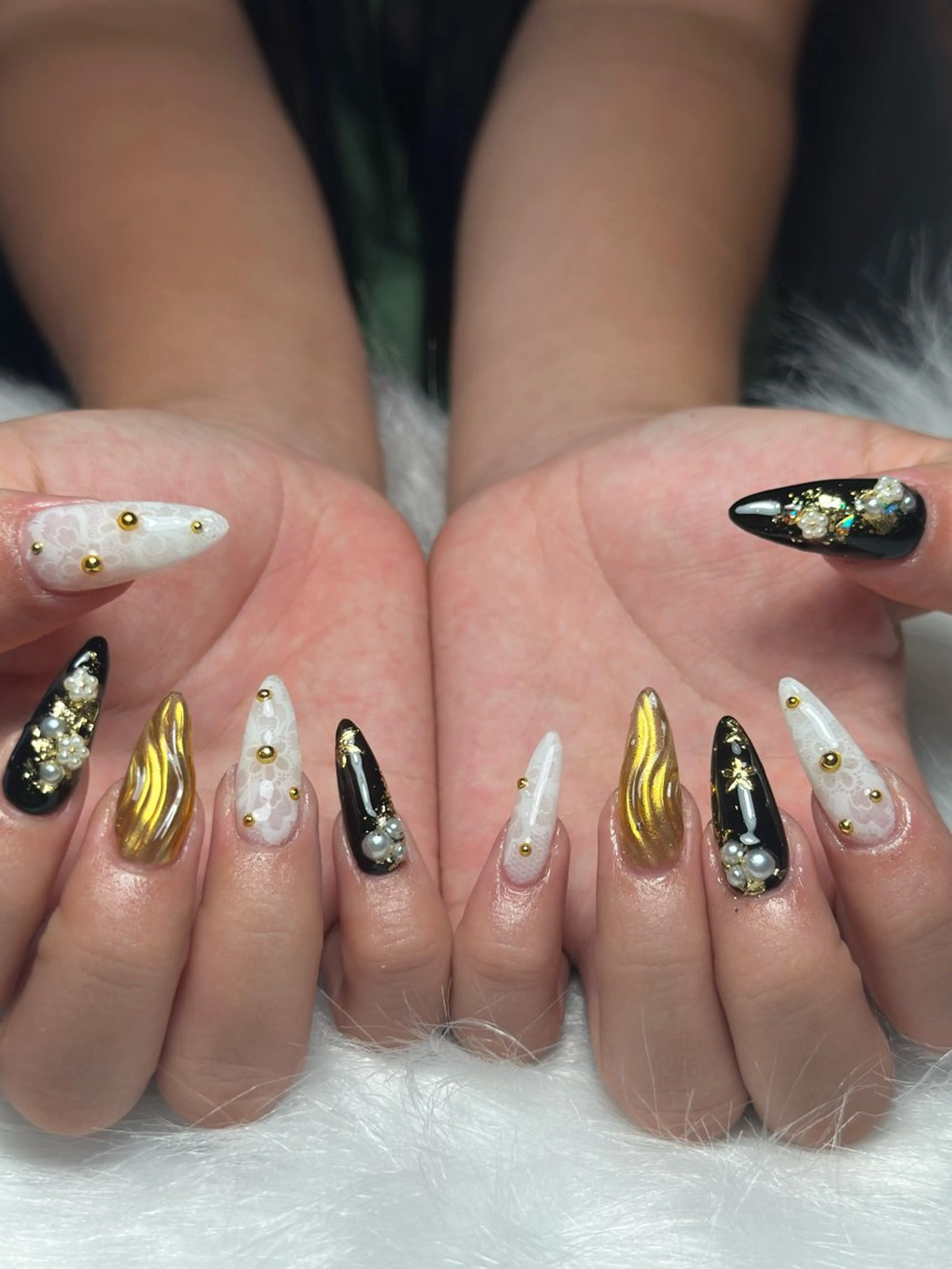 ネイル フレンチネイル グラデーション 韓国ネイル マグネットネイル シンプルネイル ハンドネイル CoMo Nailのネイルデザイン