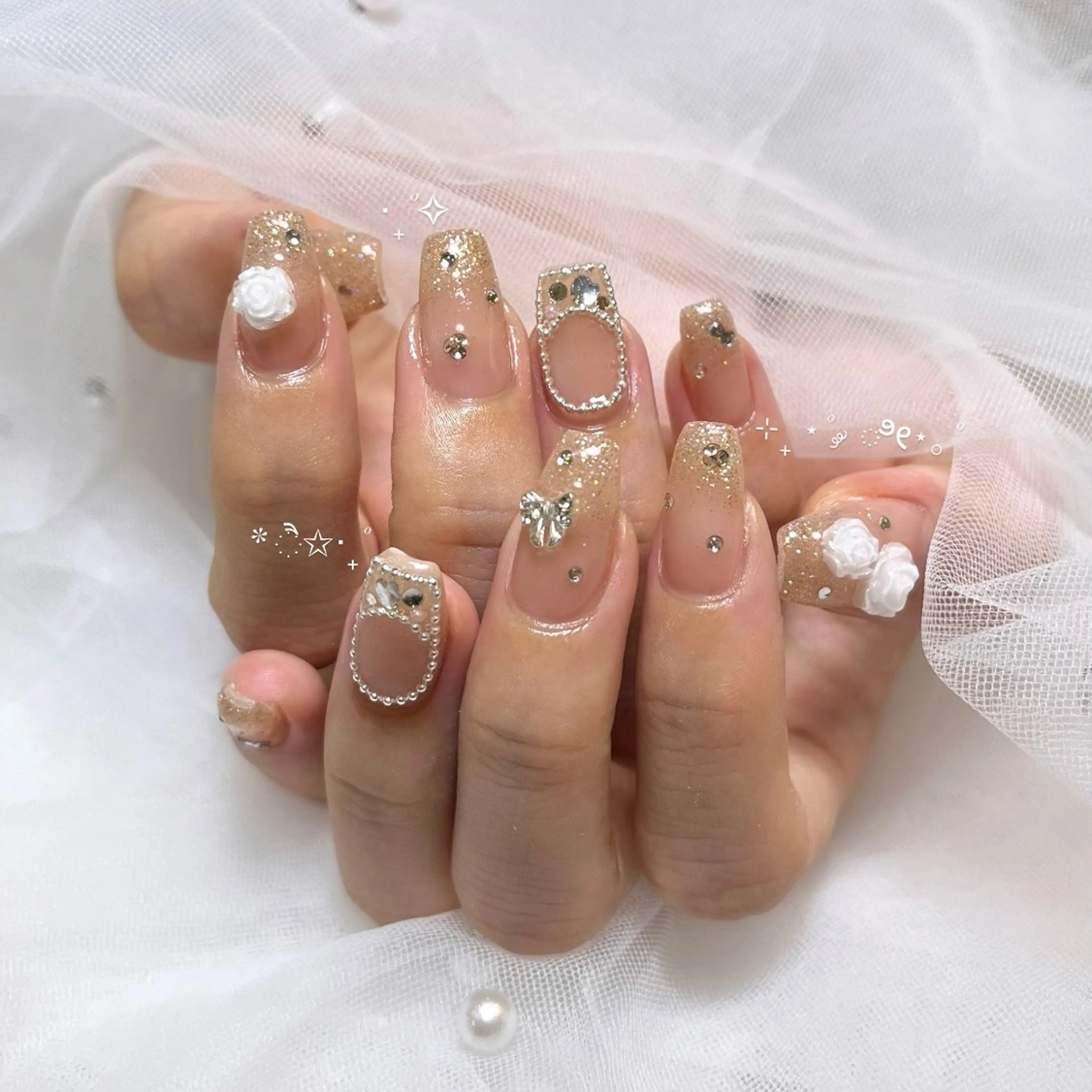 ネイル Blanche mimi.u_aのネイルデザイン