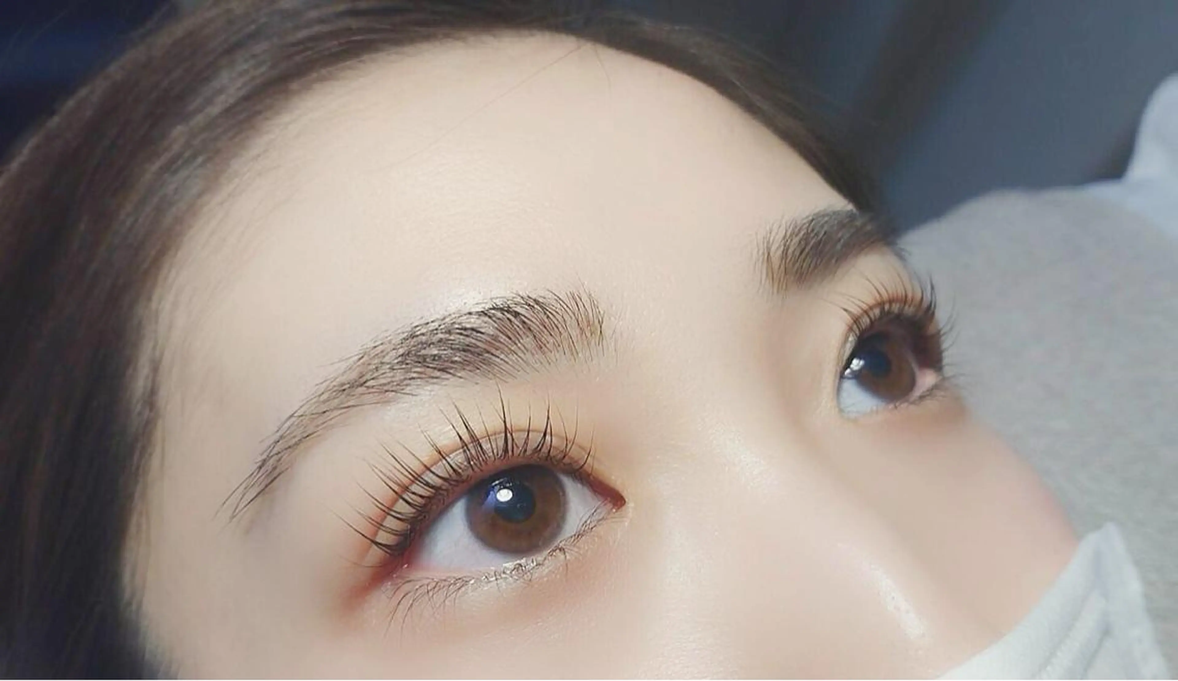 マツエク・マツパ パリジェンヌラッシュリフト Q-LEA まつエク まつ毛パーマ 四条大宮所属・Q-LEA 四条大宮 クリアのマツエク・マツパデザイン