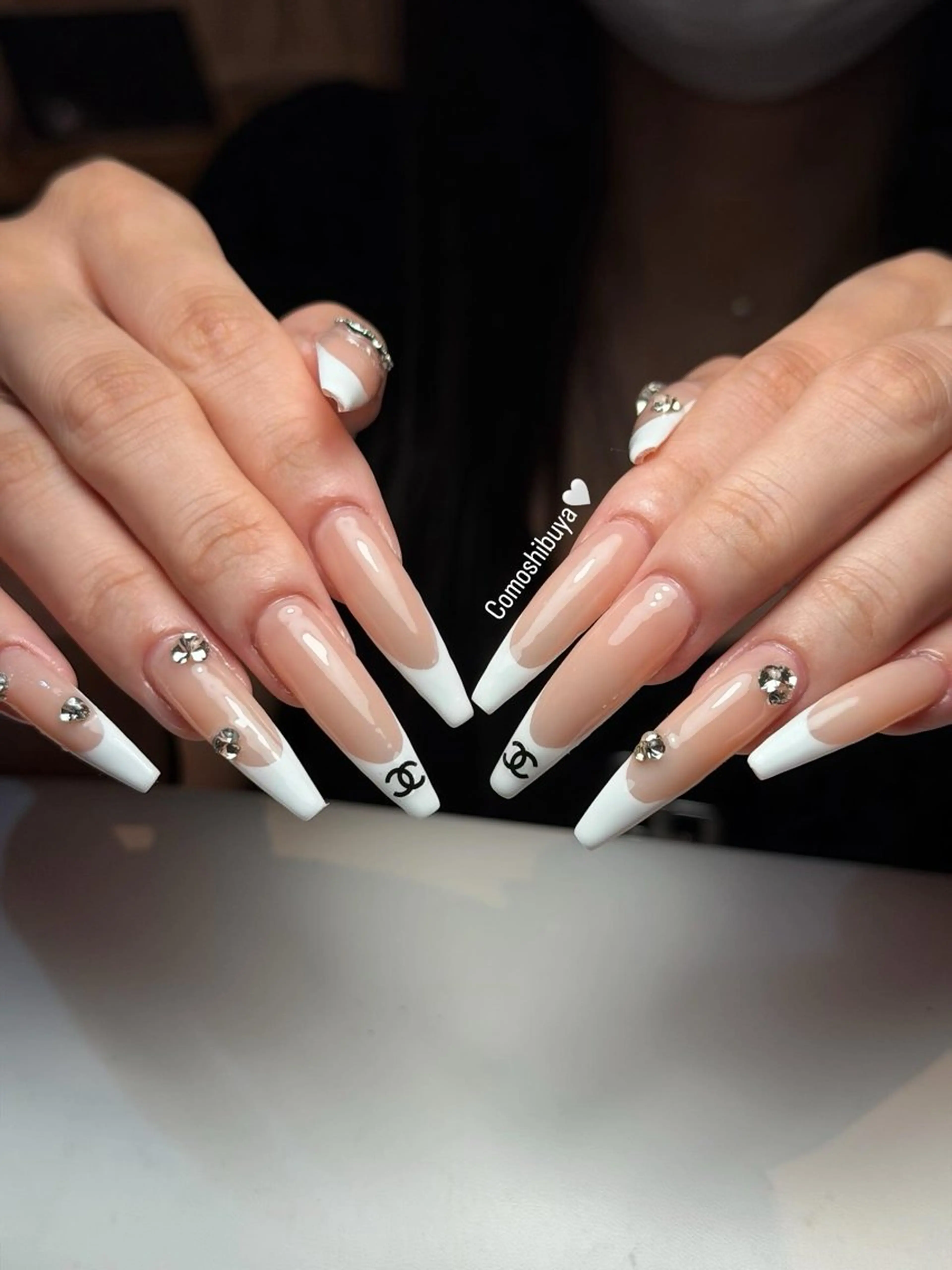 ネイル 韓国ネイル シンプルネイル ワンホンネイル ハンドネイル CoMo Nailのネイルデザイン