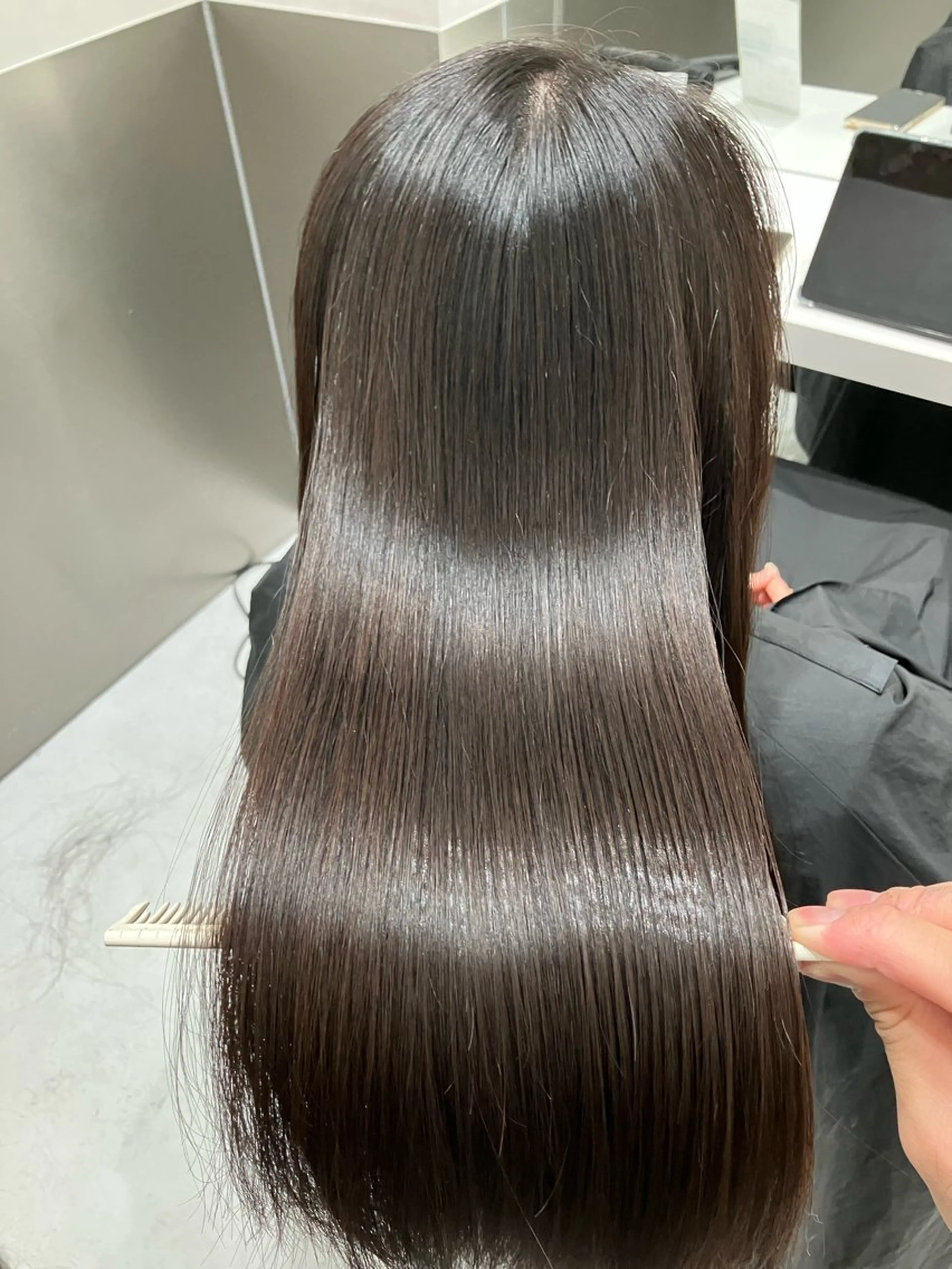 ロング カット トリートメント GO TODAY SHAIRE SALON原宿vita店舗所属・💖ブリーチなし透明 感💖ASAHIのヘアスタイル