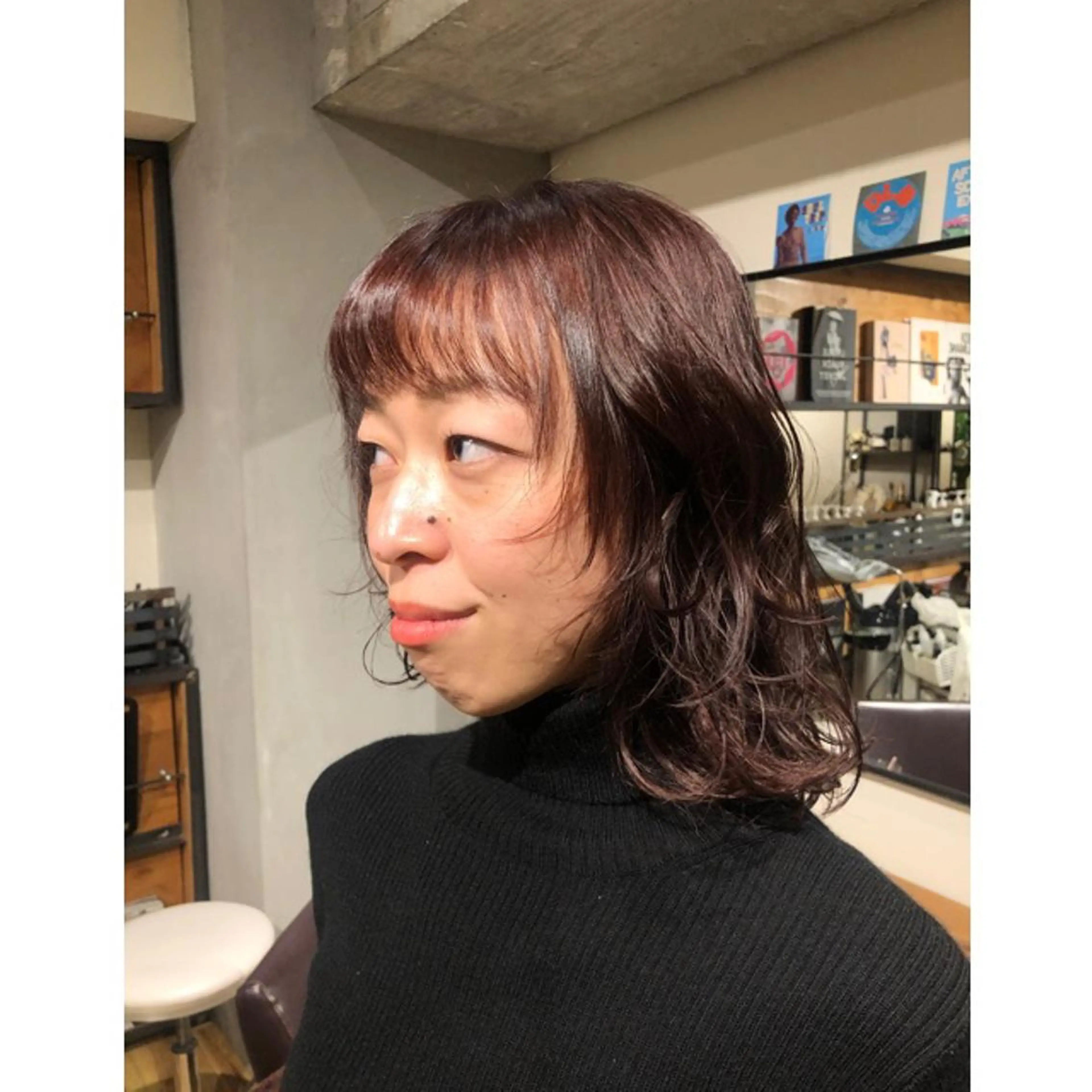 ミディアム ウルフカット 海外ヘア🇺🇸✨ 恵比寿　MIYUKIのヘアスタイル