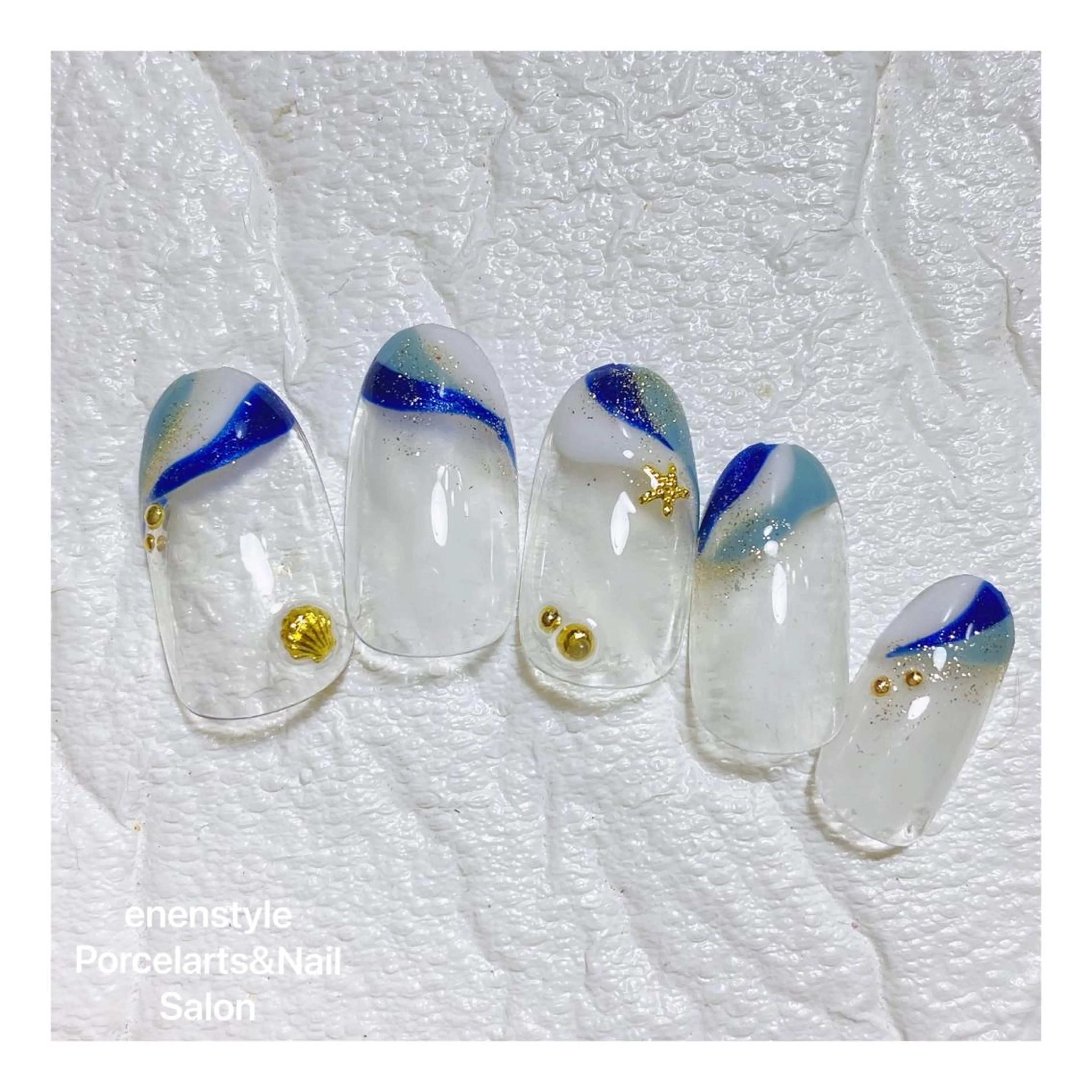 ミディアム ネイル 👑enen style👑のネイルデザイン