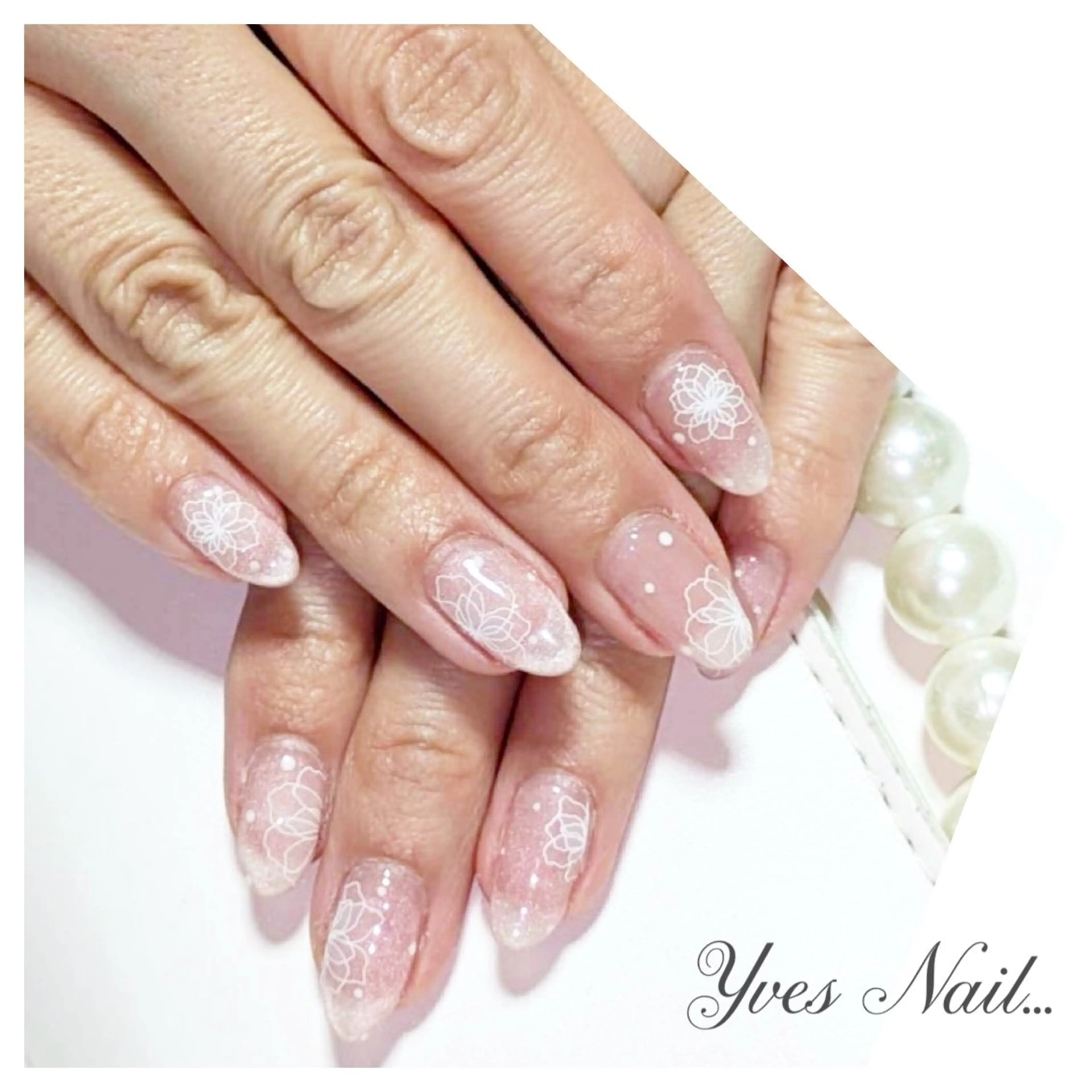 ネイル フラワーネイル シンプルネイル ハンドネイル kanno yのネイルデザイン