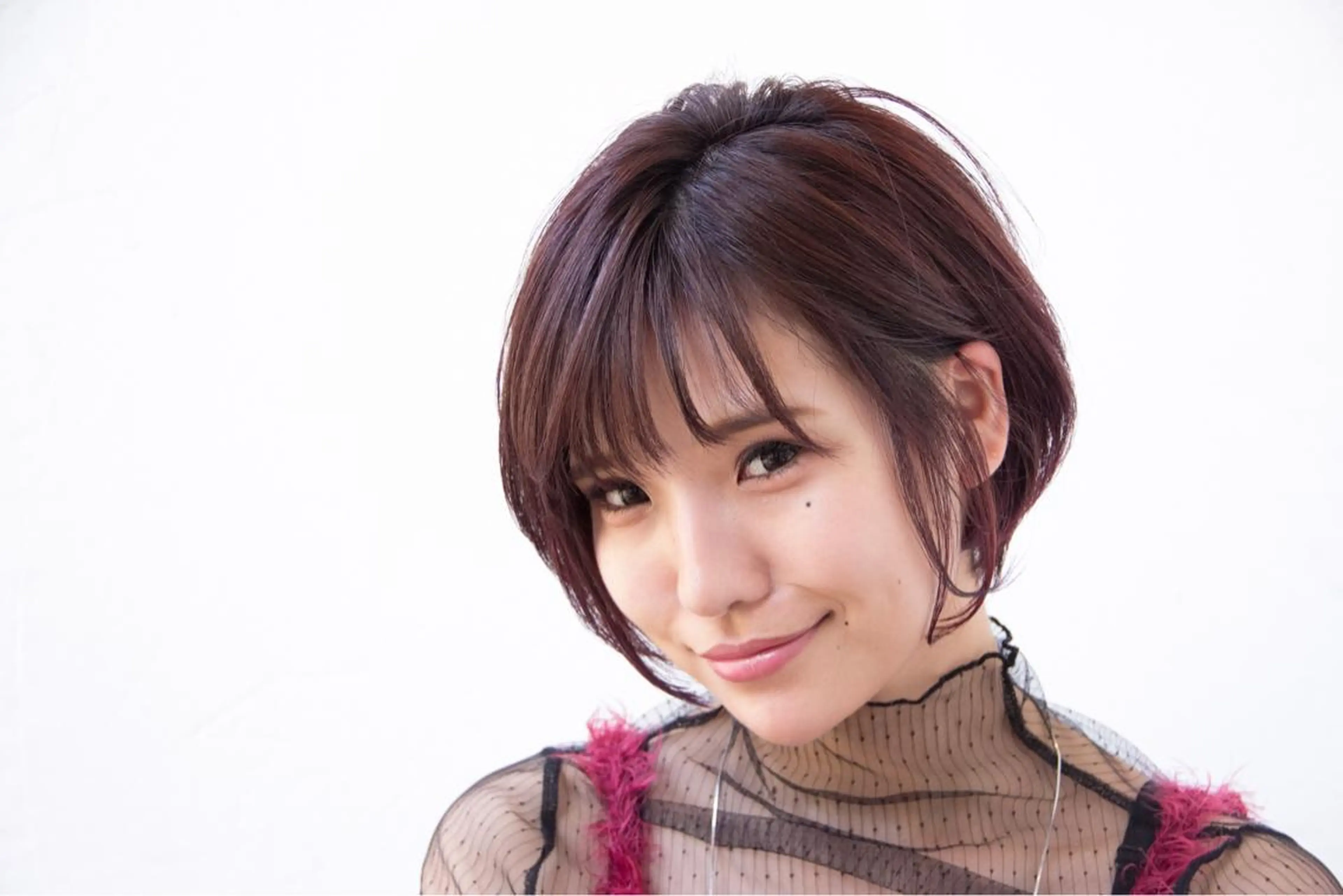 ショート カラー ショートボブ グレージュ ピンクカラー ボブ ショートヘア 門田 恭弥のヘアスタイル