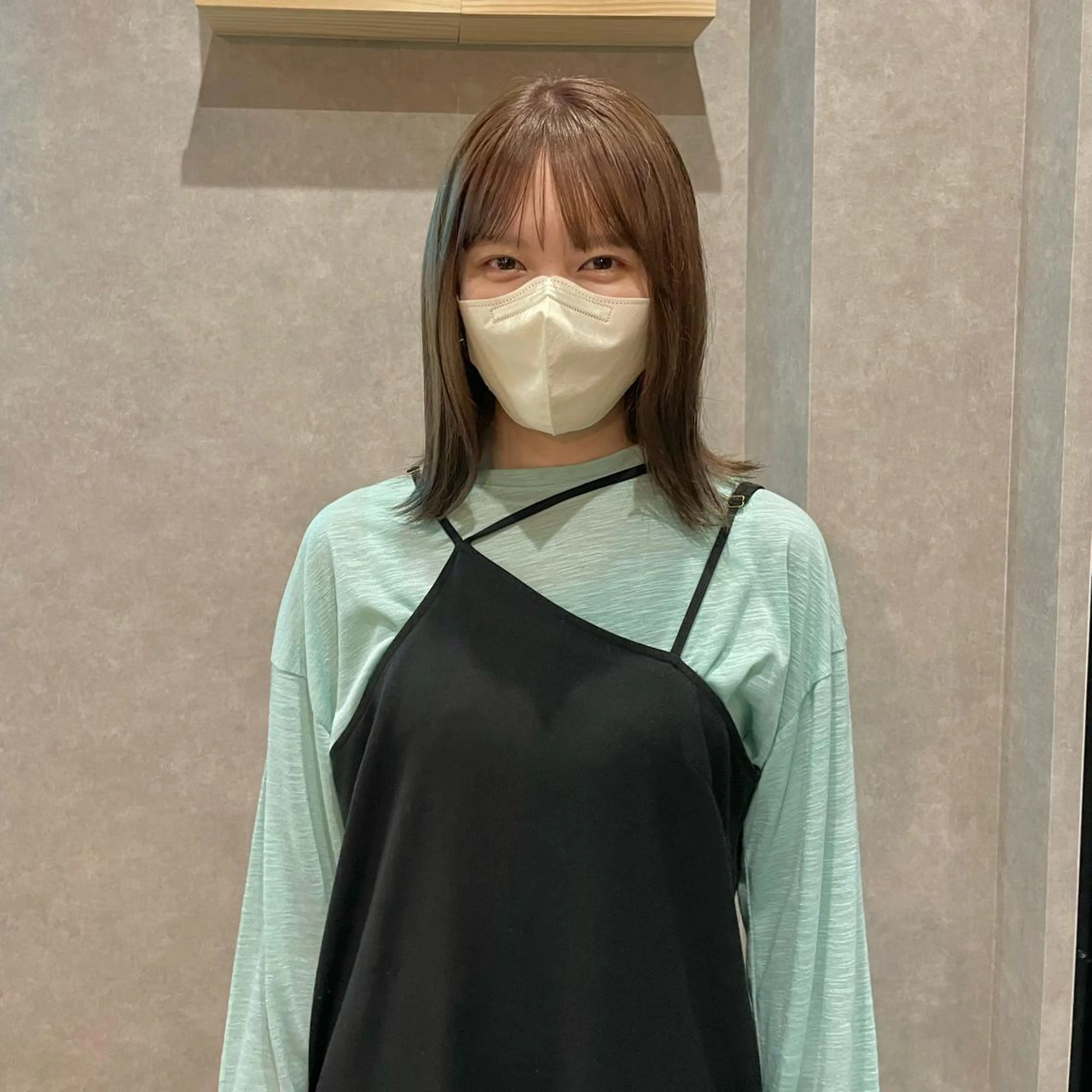 ミディアム カラー はちすか るかのヘアスタイル