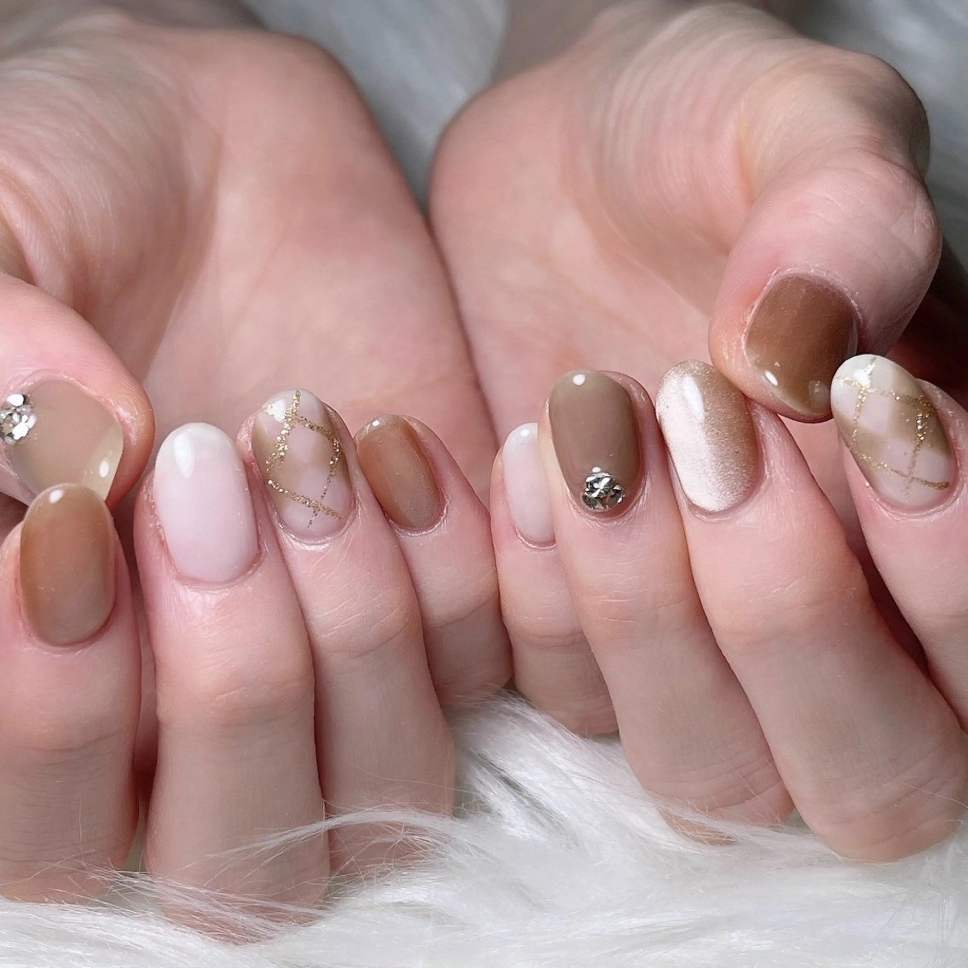 ネイル 韓国ネイル ラメ(グリッター) 持ち込み 🐕‍🦺Yappy 💗A-tanのネイルデザイン