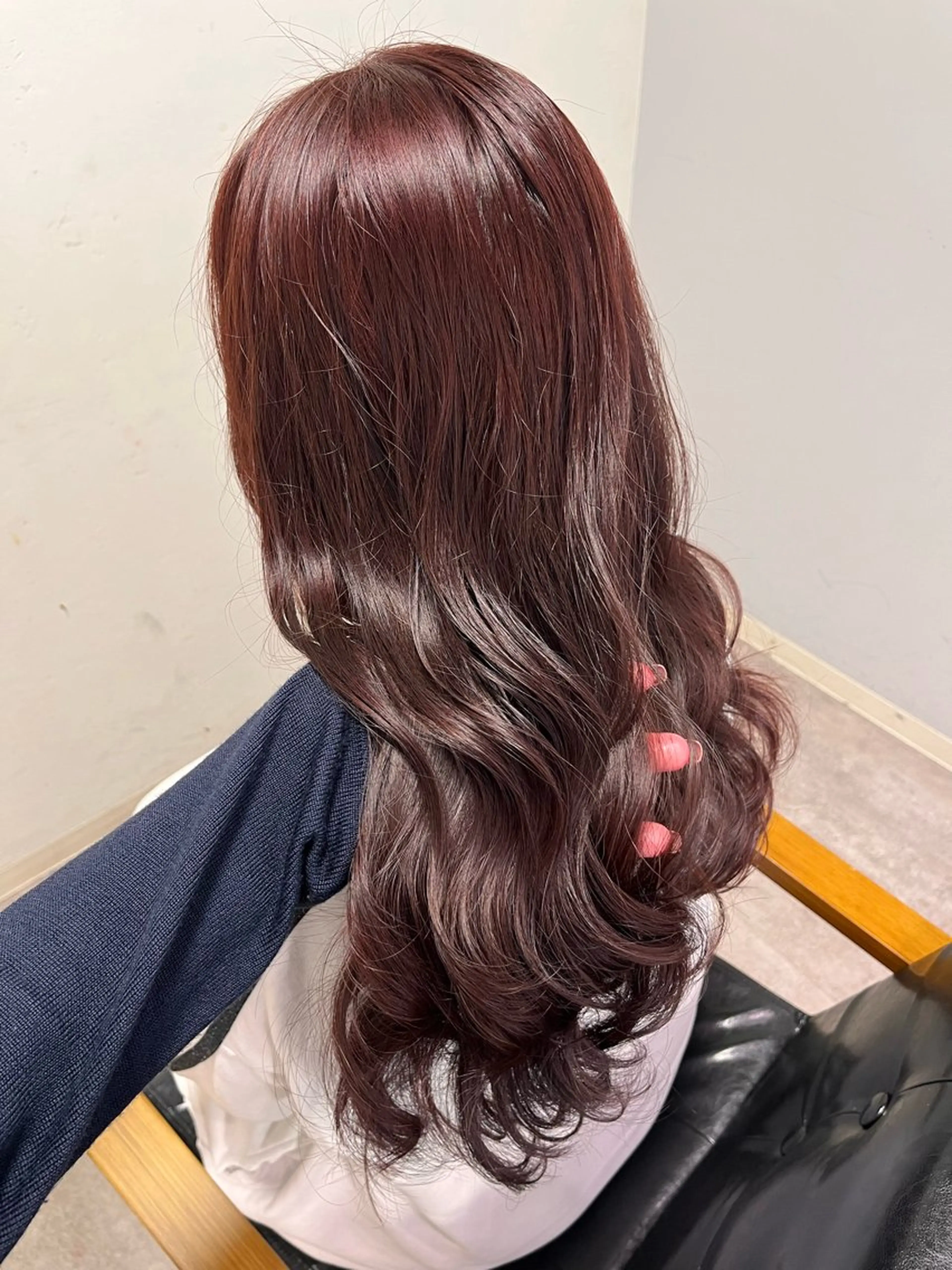 セミロング カラー パーマ ヘアアレンジ 愛されカラー🩷 はるなのヘアスタイル