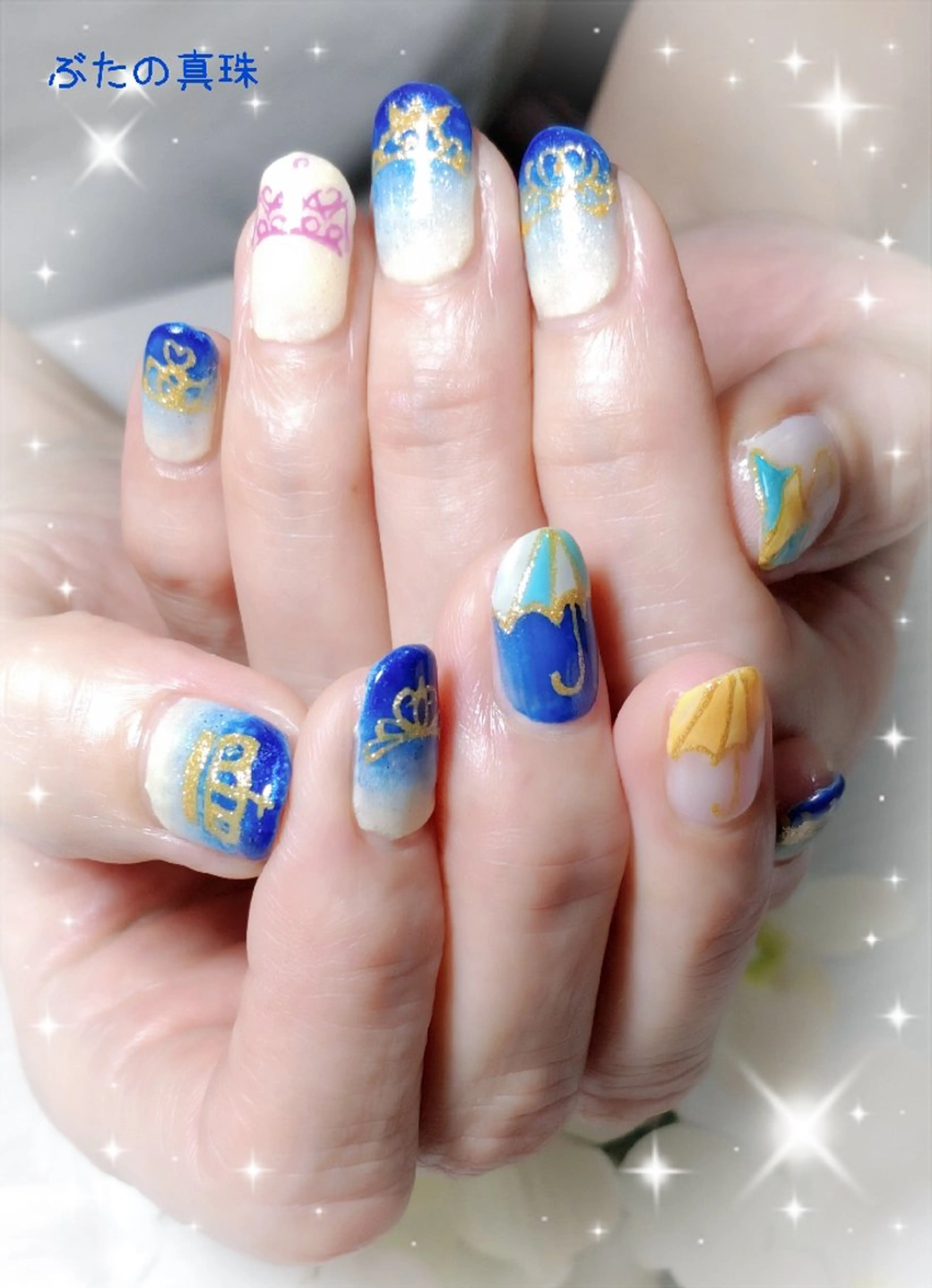 ネイル ハンドネイル 林 珠里のネイルデザイン