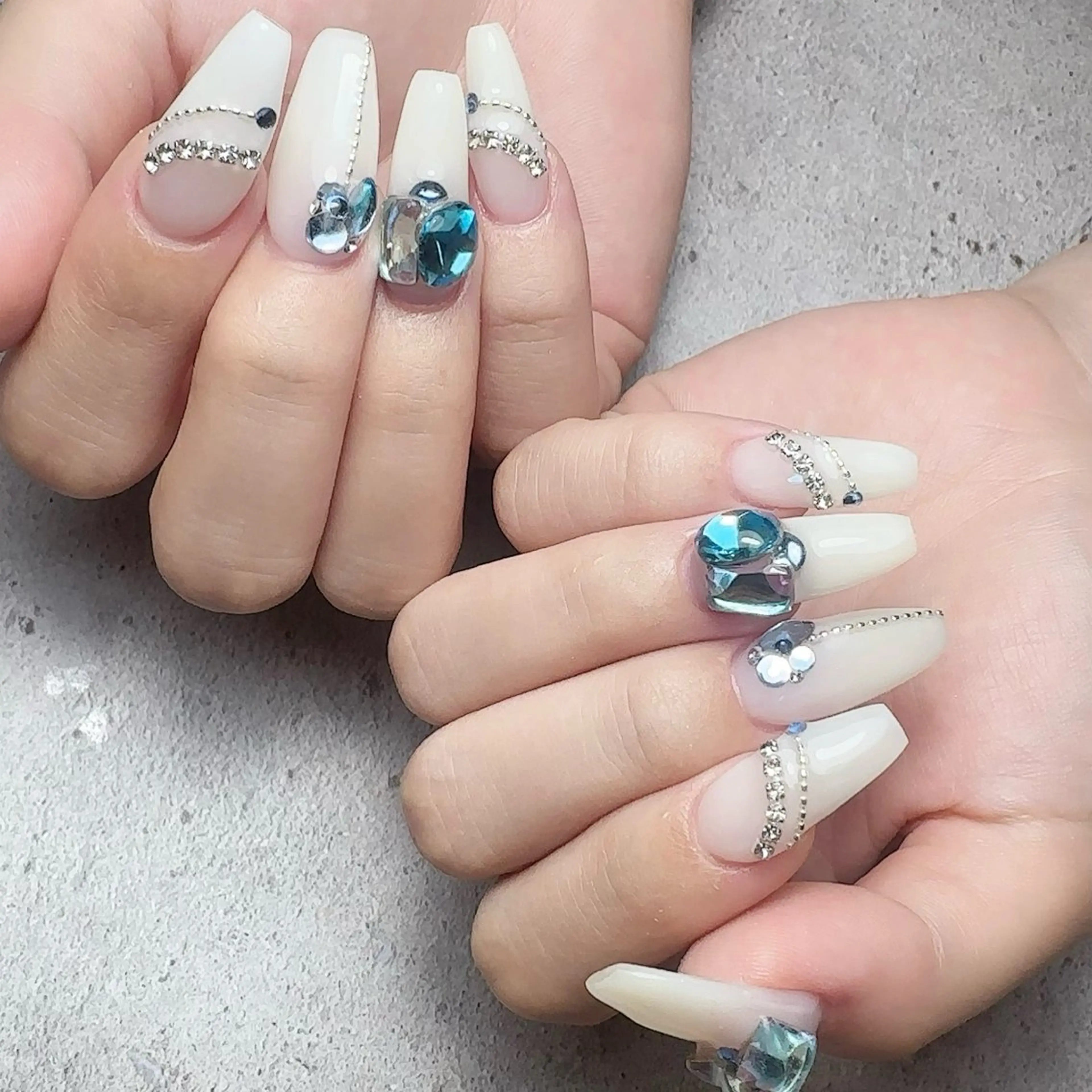 ネイル アートネイル ハート マグネットネイル 持ち込み ニュアンスネイル ハンドネイル Nailsalon Mimiy..♡のネイルデザイン