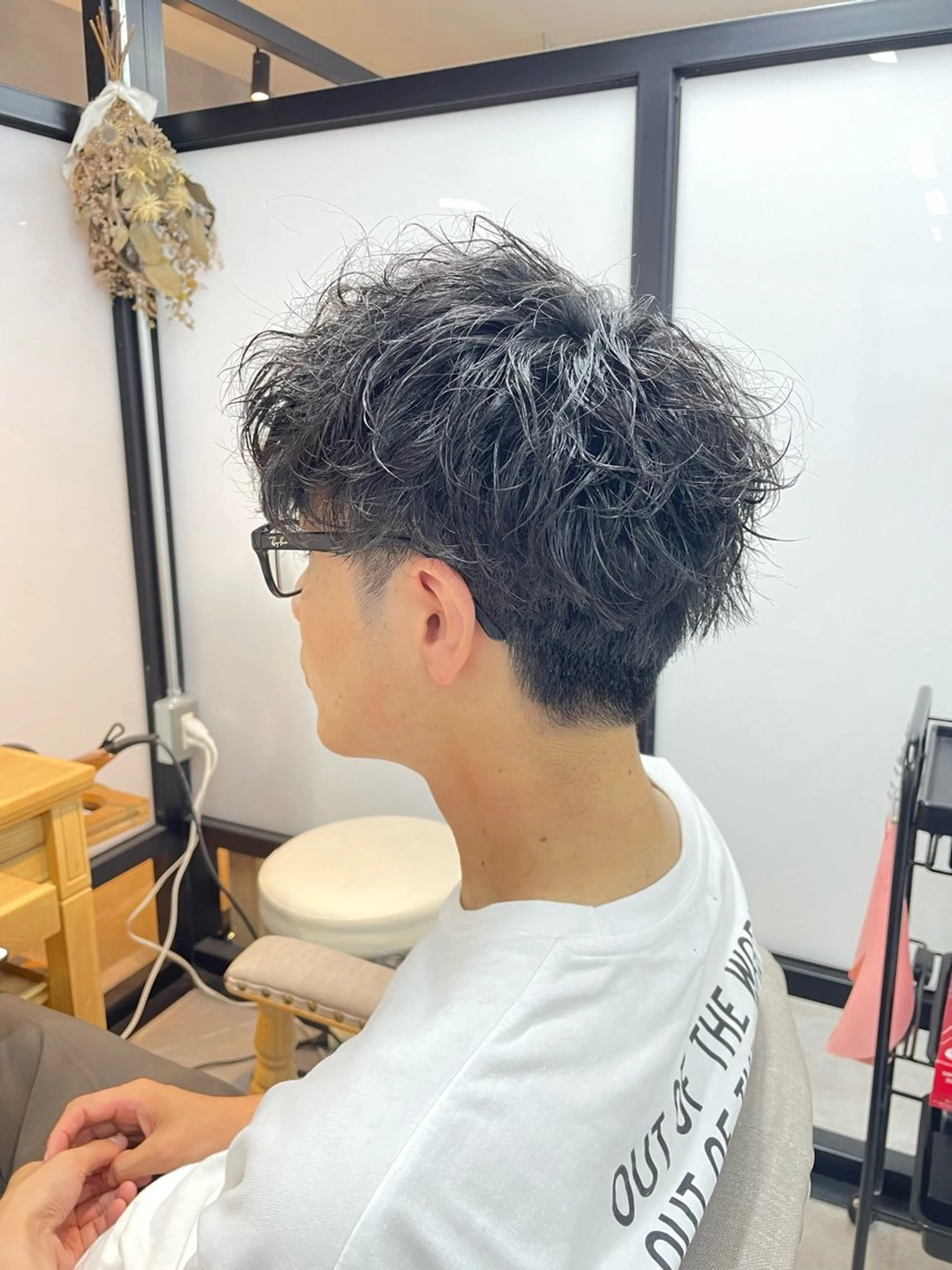 パーマ メンズ メンズパーマ ニュアンスパーマ 富田 菜月のヘアスタイル