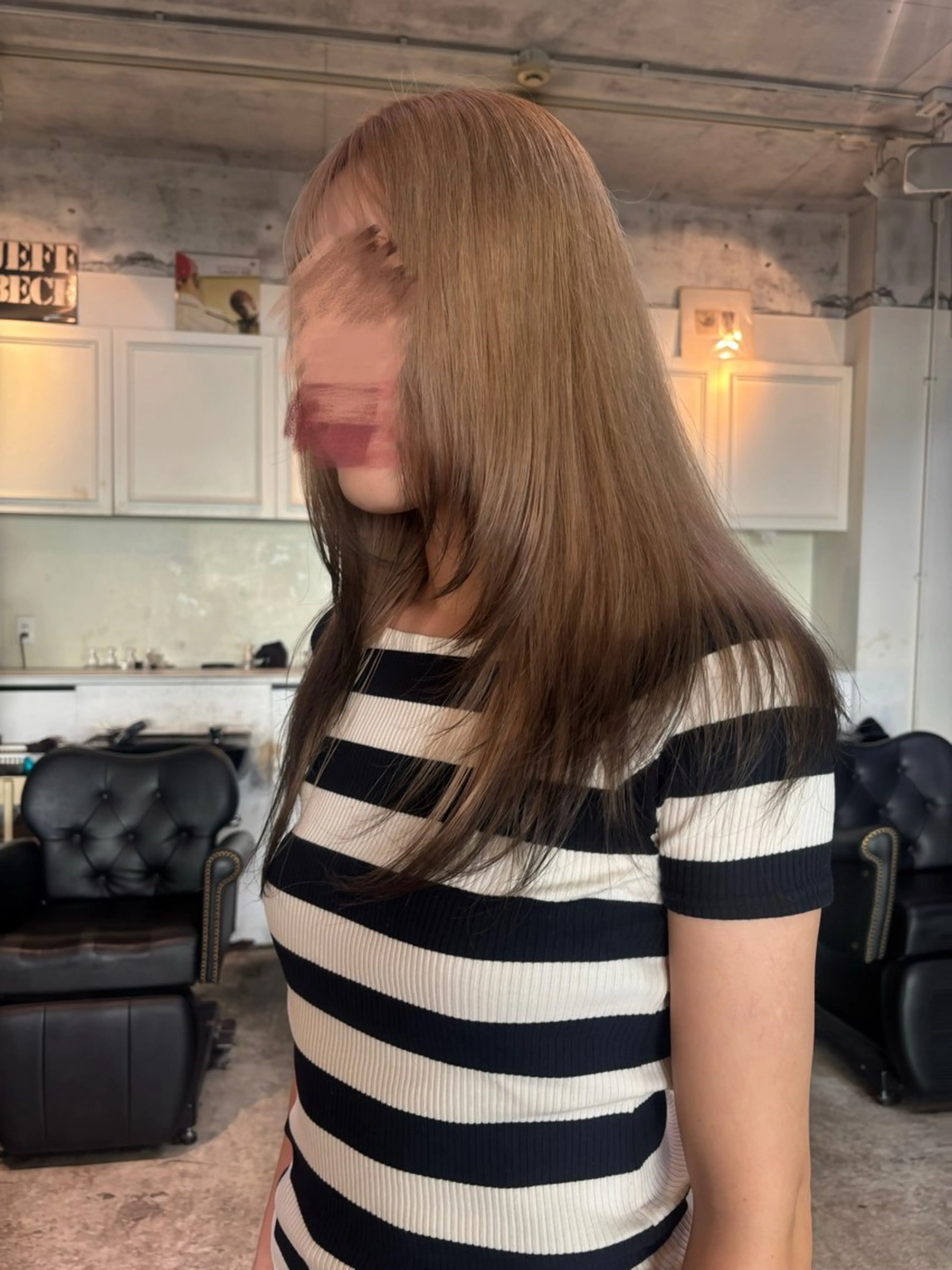 ロング カラー ヘアアレンジ 山口 樹里のヘアスタイル