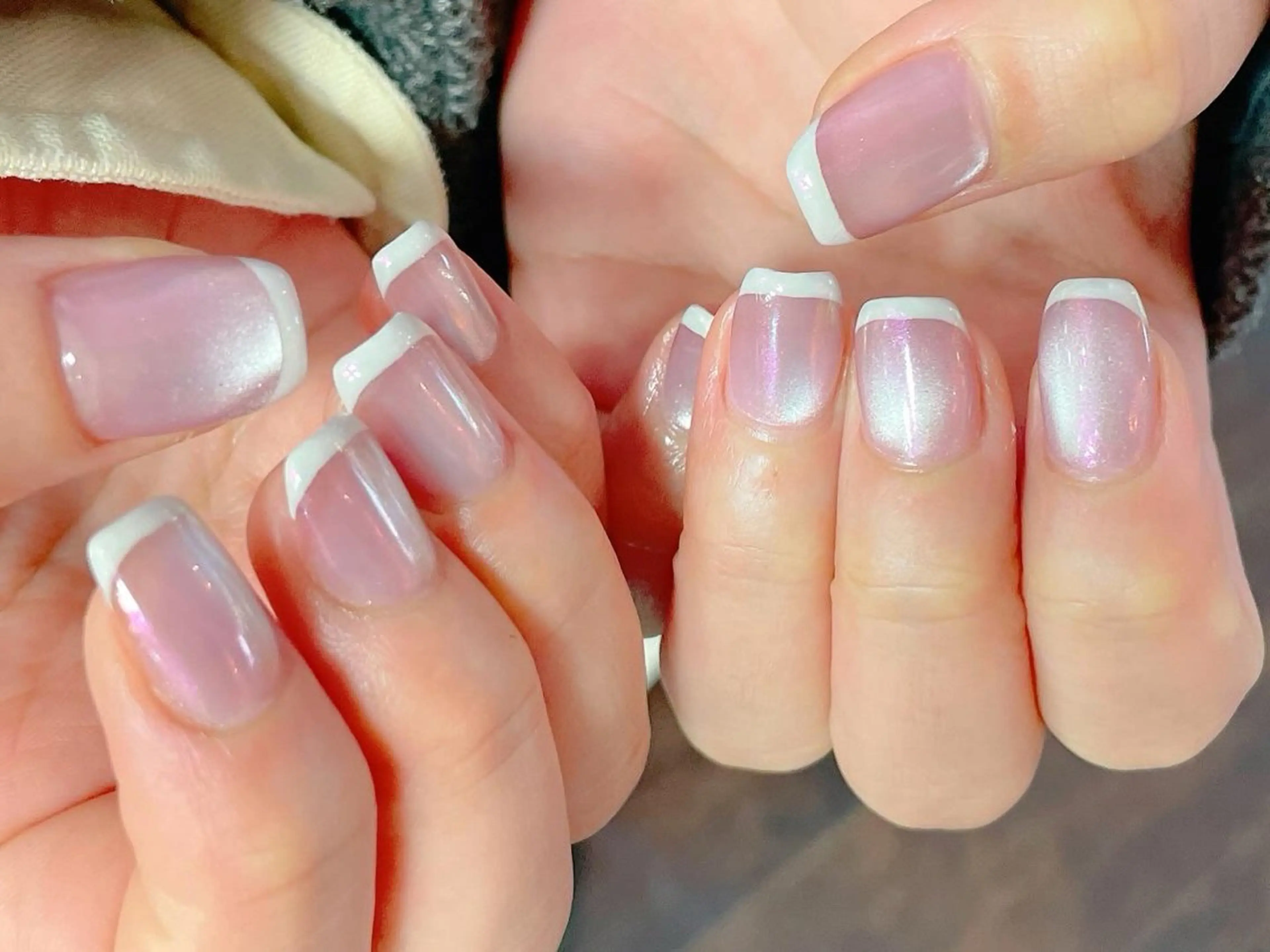 ネイル オーロラネイル ジェルネイル マグネットネイル ニュアンスネイル パラジェル nailroom  OHANA所属・nailroom OHANA🌴のネイルデザイン