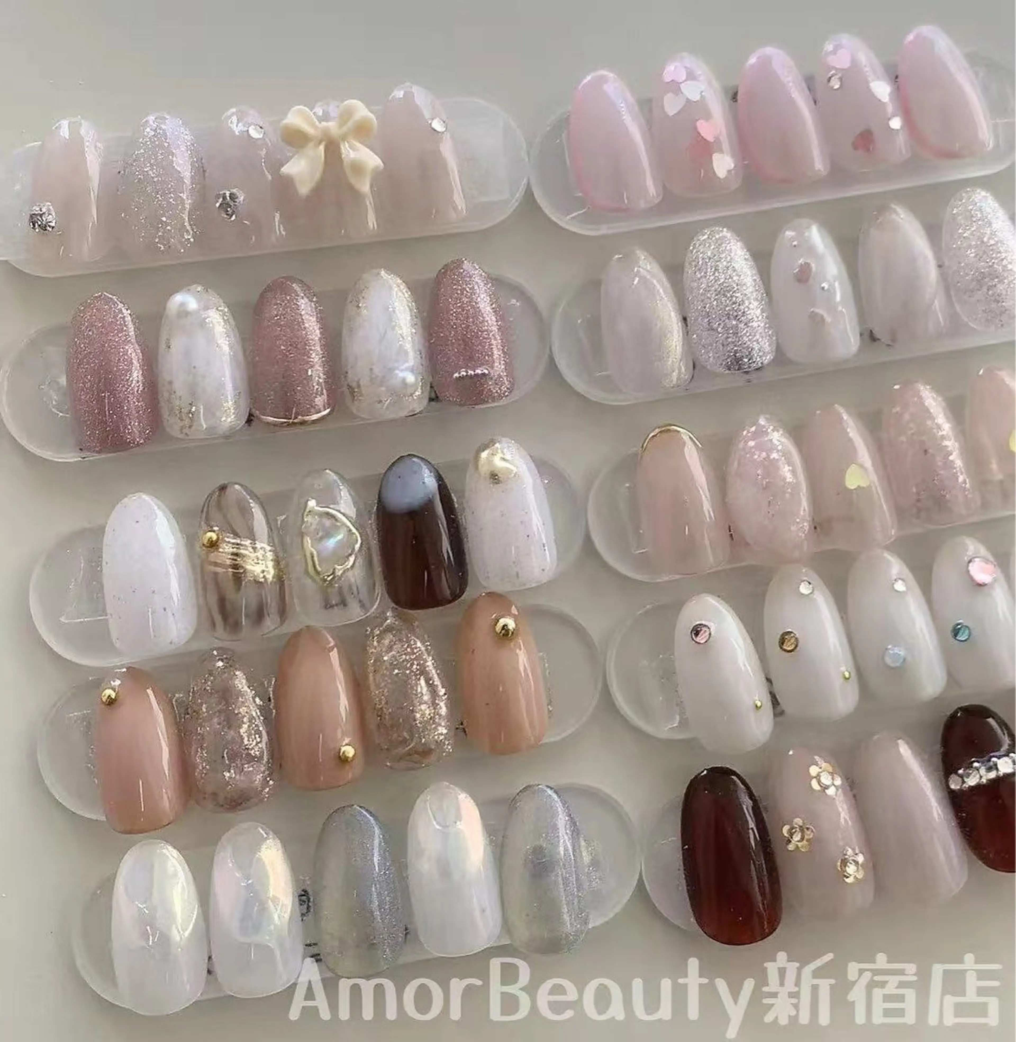 ネイル ハンドネイル Ui_Amor (パラジェル)のネイルデザイン