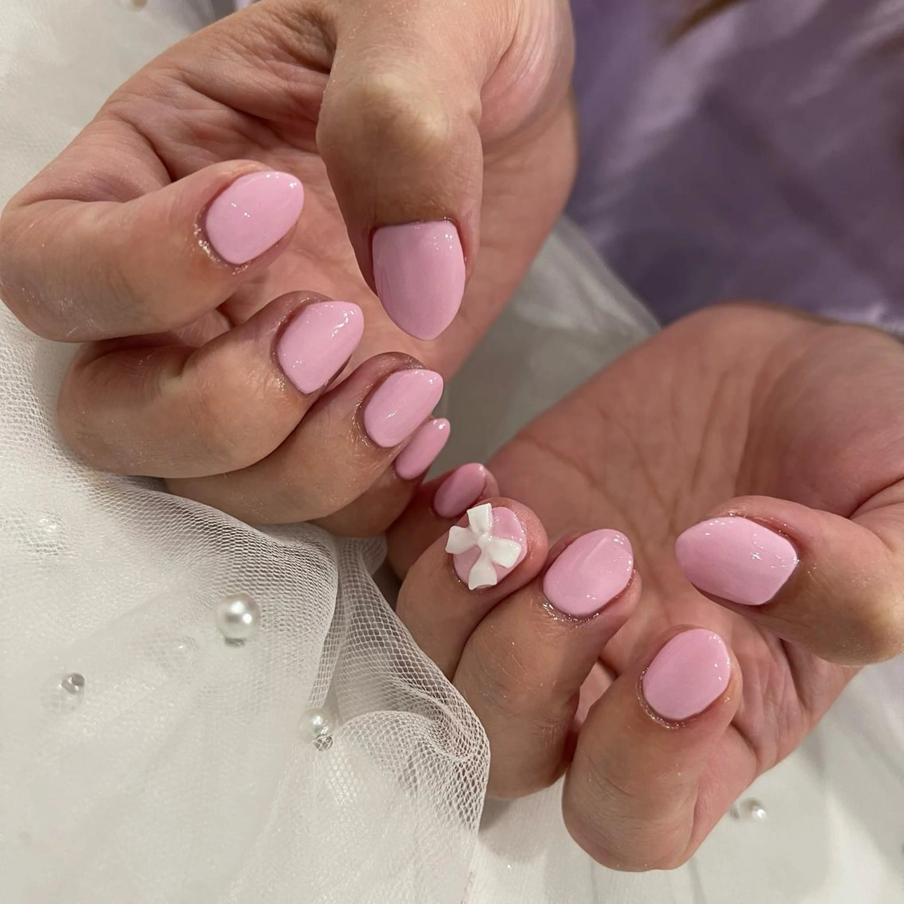 ネイル ワンカラーネイル Wish Nail 恒川のネイルデザイン