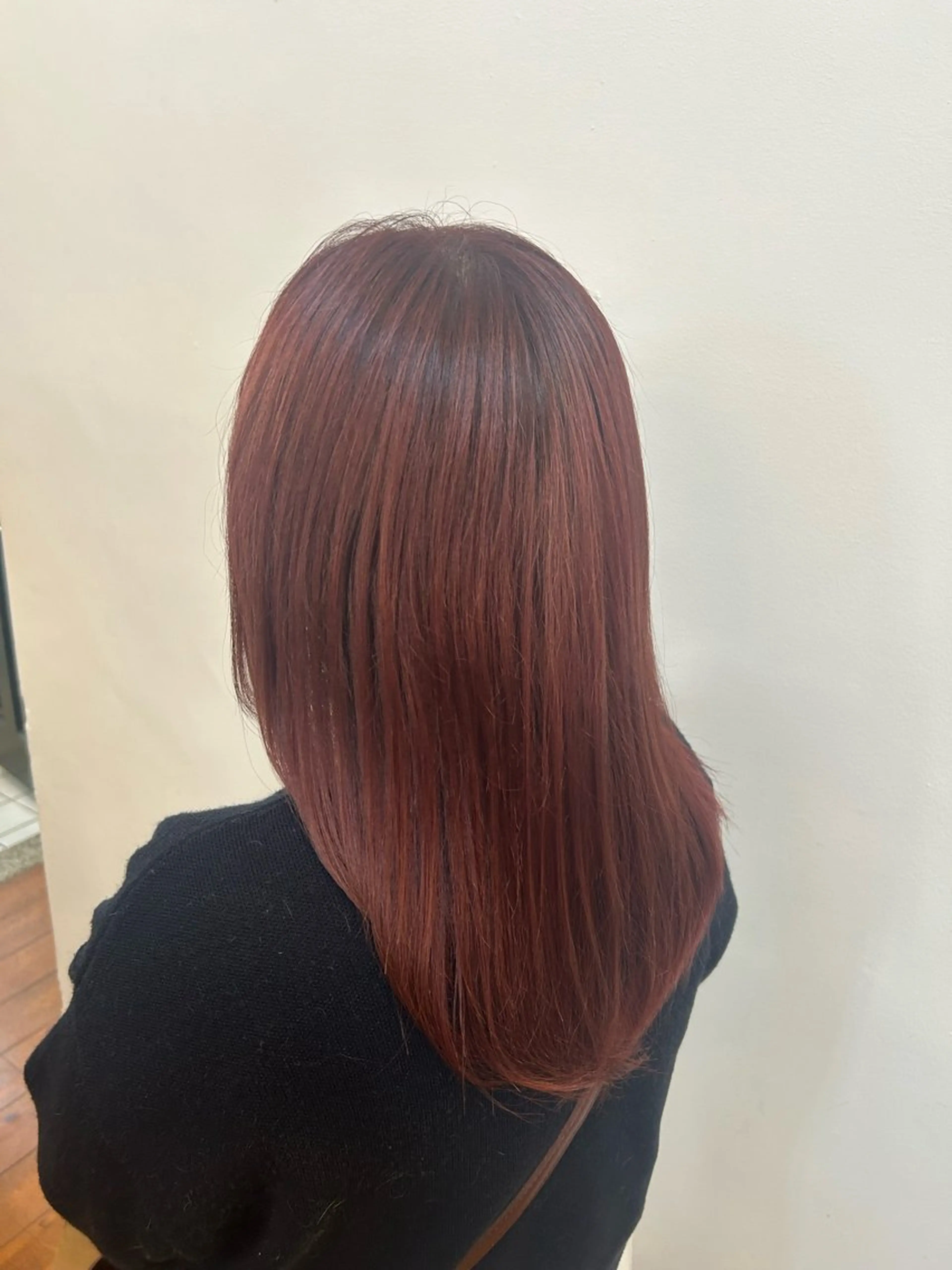 ロング カット ヘアカラー ボブ/水素カラー/ 美髪/蟹江/吉川清保のヘアスタイル