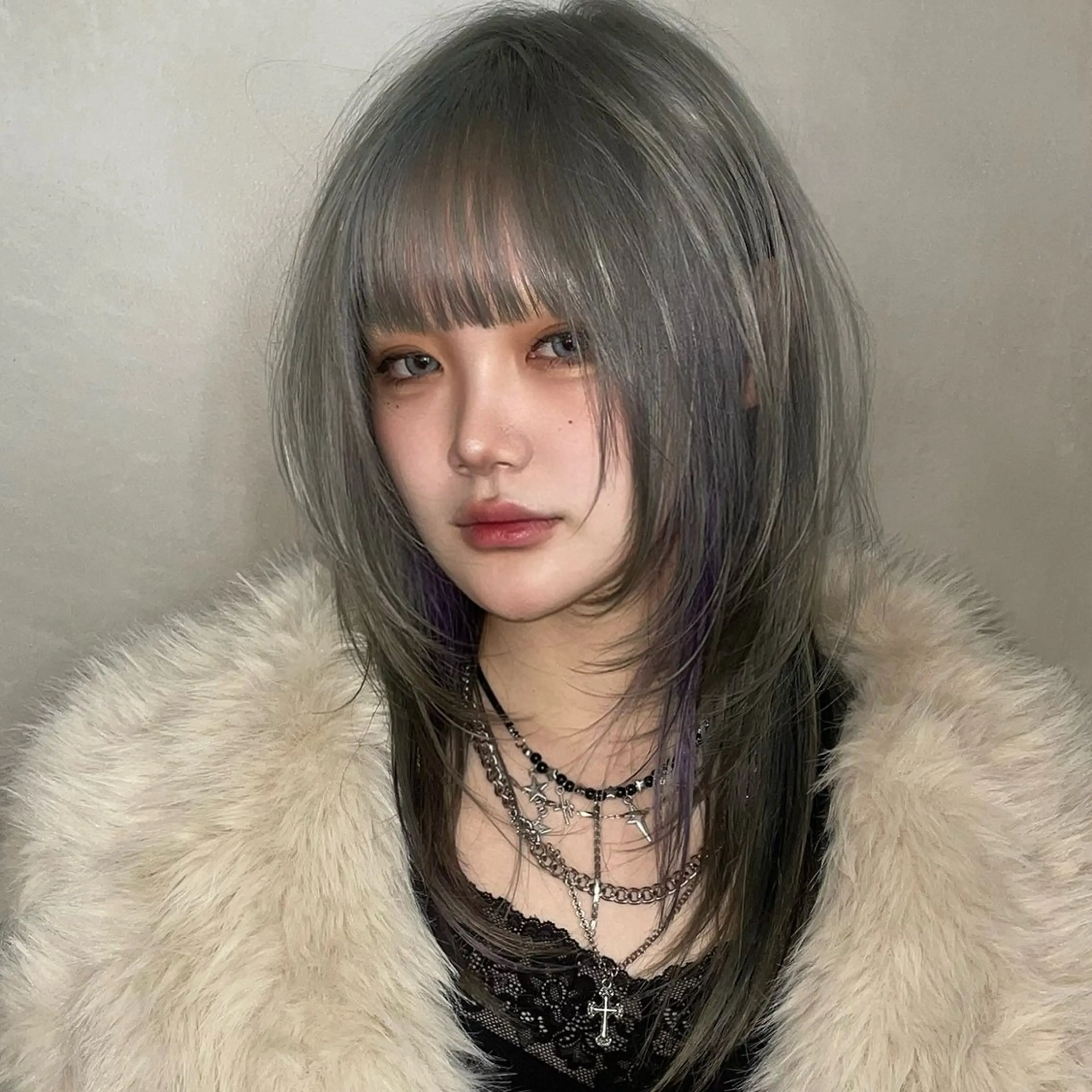 ロング カラー カット ヘアカラー レイヤー/透明感 カラー✩.*˚チャンのヘアスタイル