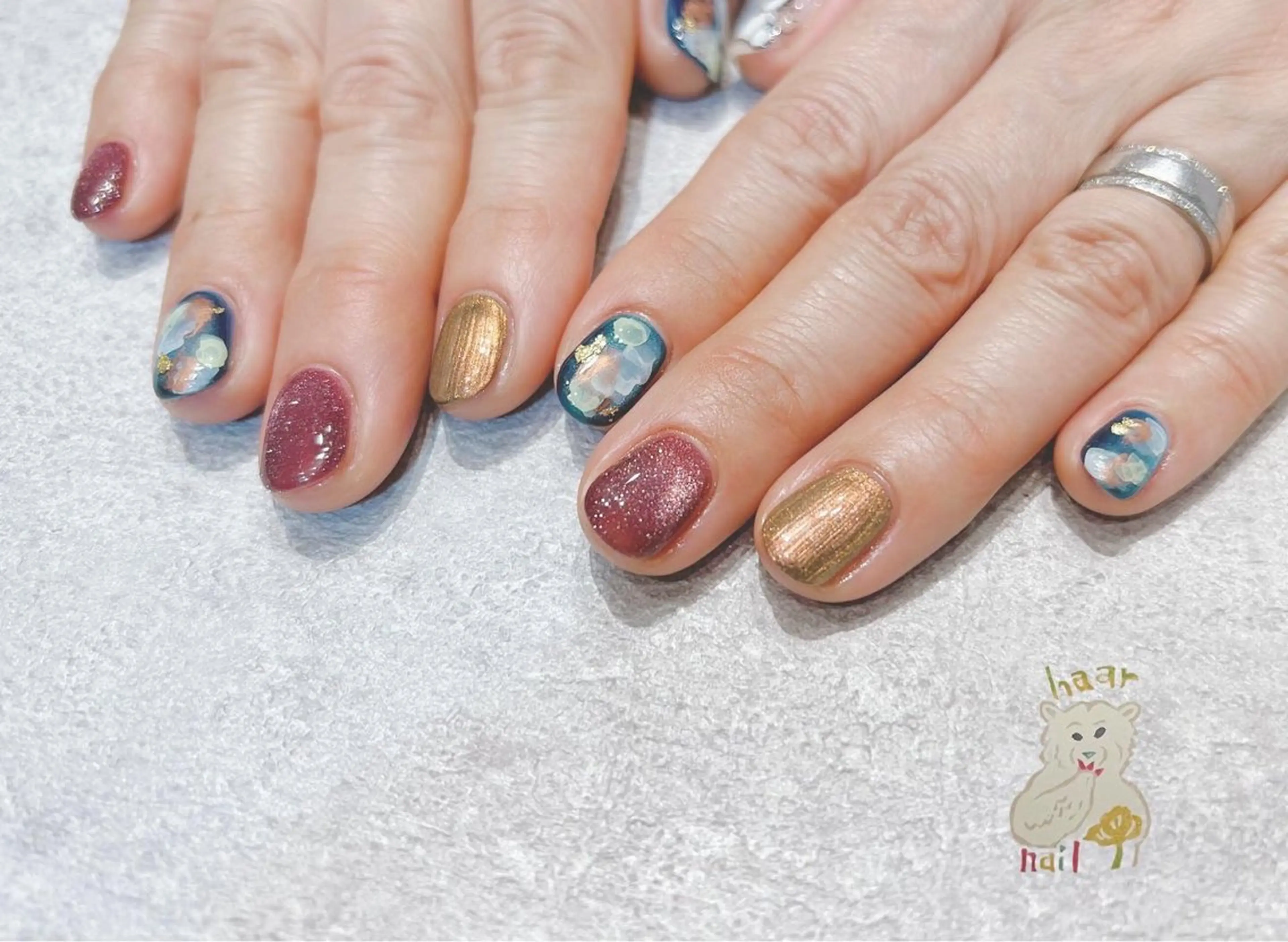 ネイル ハンドネイル 深田 加代のネイルデザイン