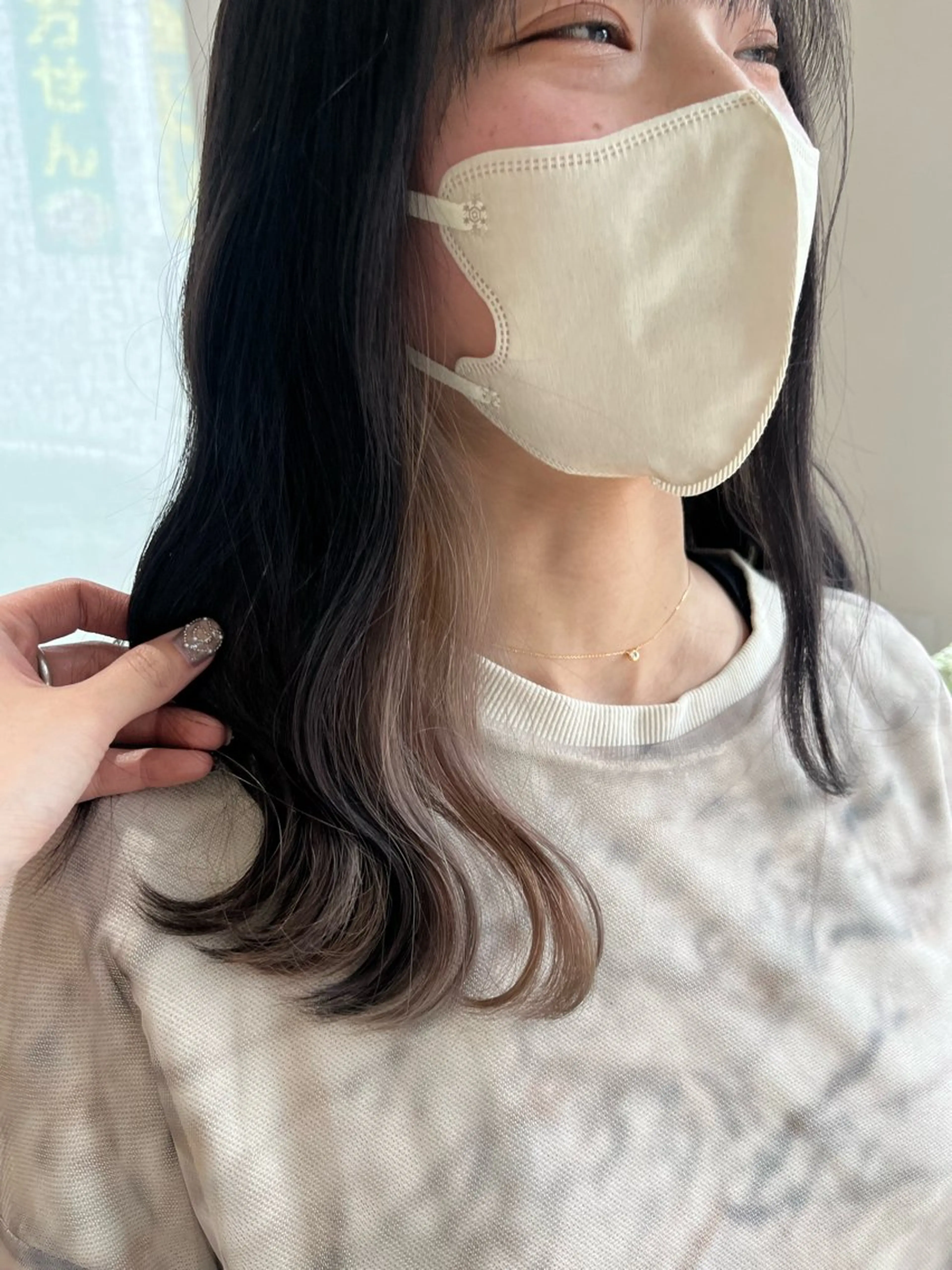 ロング カラー インナーカラー 暖色カラー／ ヘアセット🌛櫻井舞のヘアスタイル