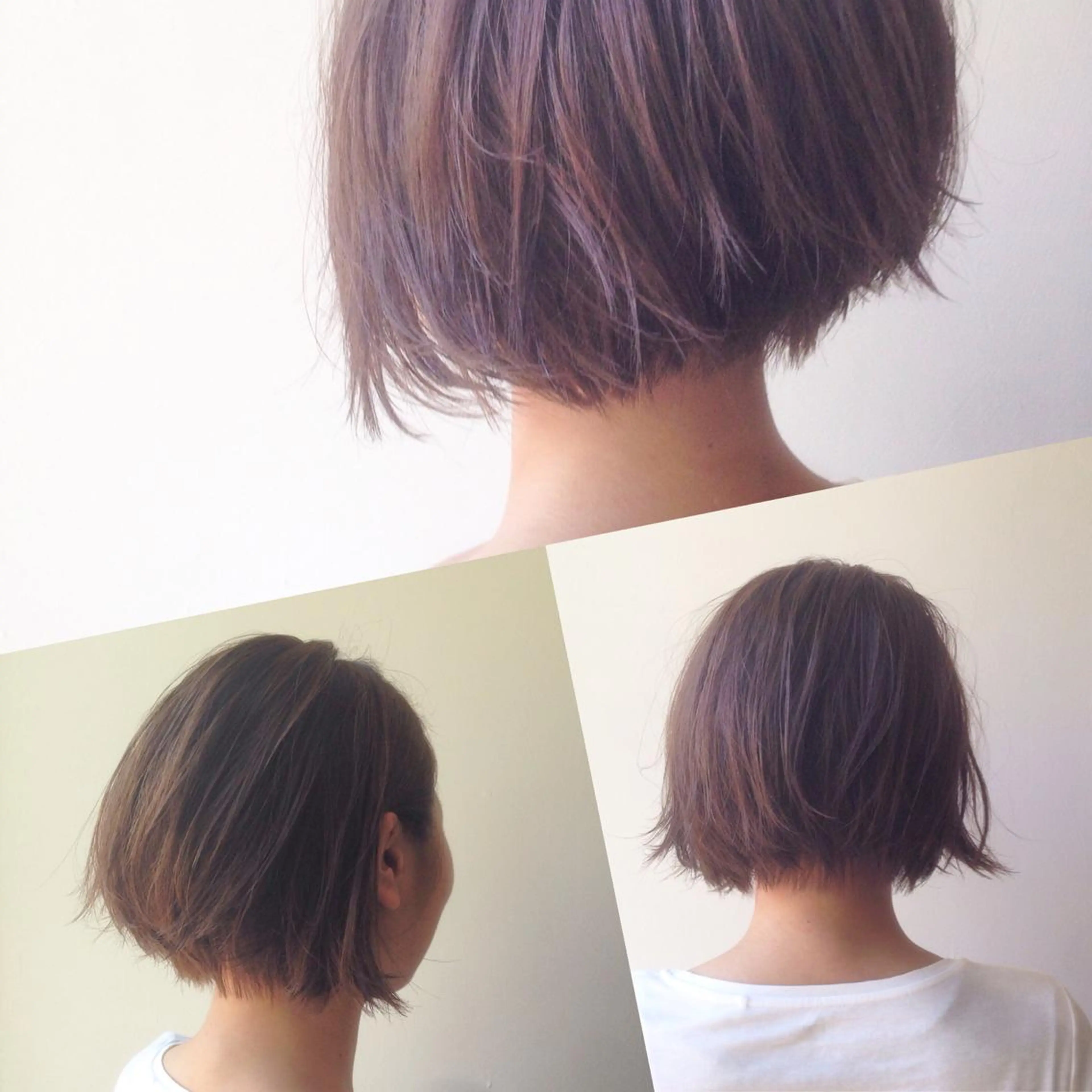 ショート カラー グラデーションカラー ボブ 外ハネヘア holm hair所属・酒井 透のヘアスタイル