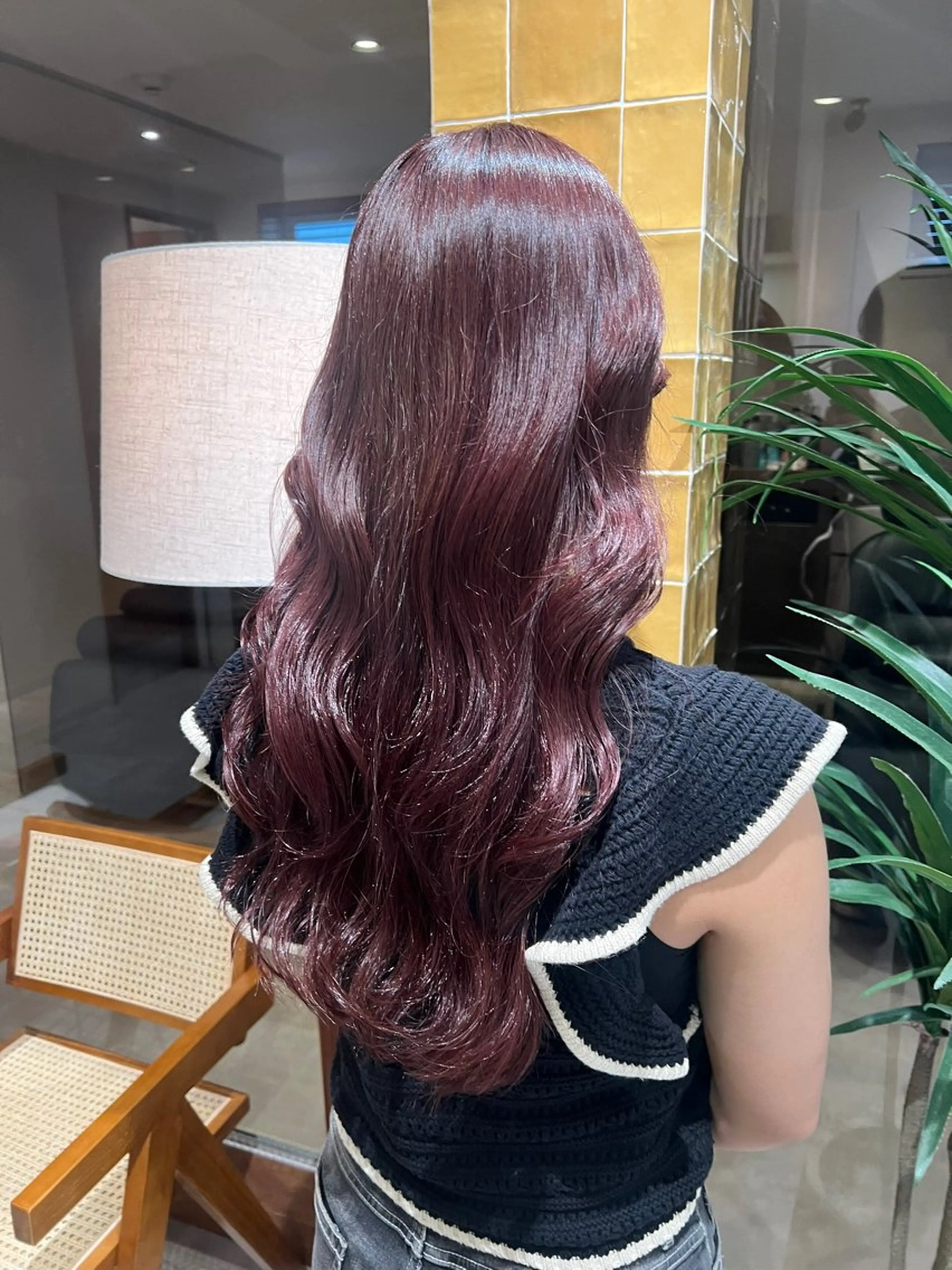 ロング カット ヘアカラー トリートメント 艶髪/透明感 レイヤー YUKIのヘアスタイル