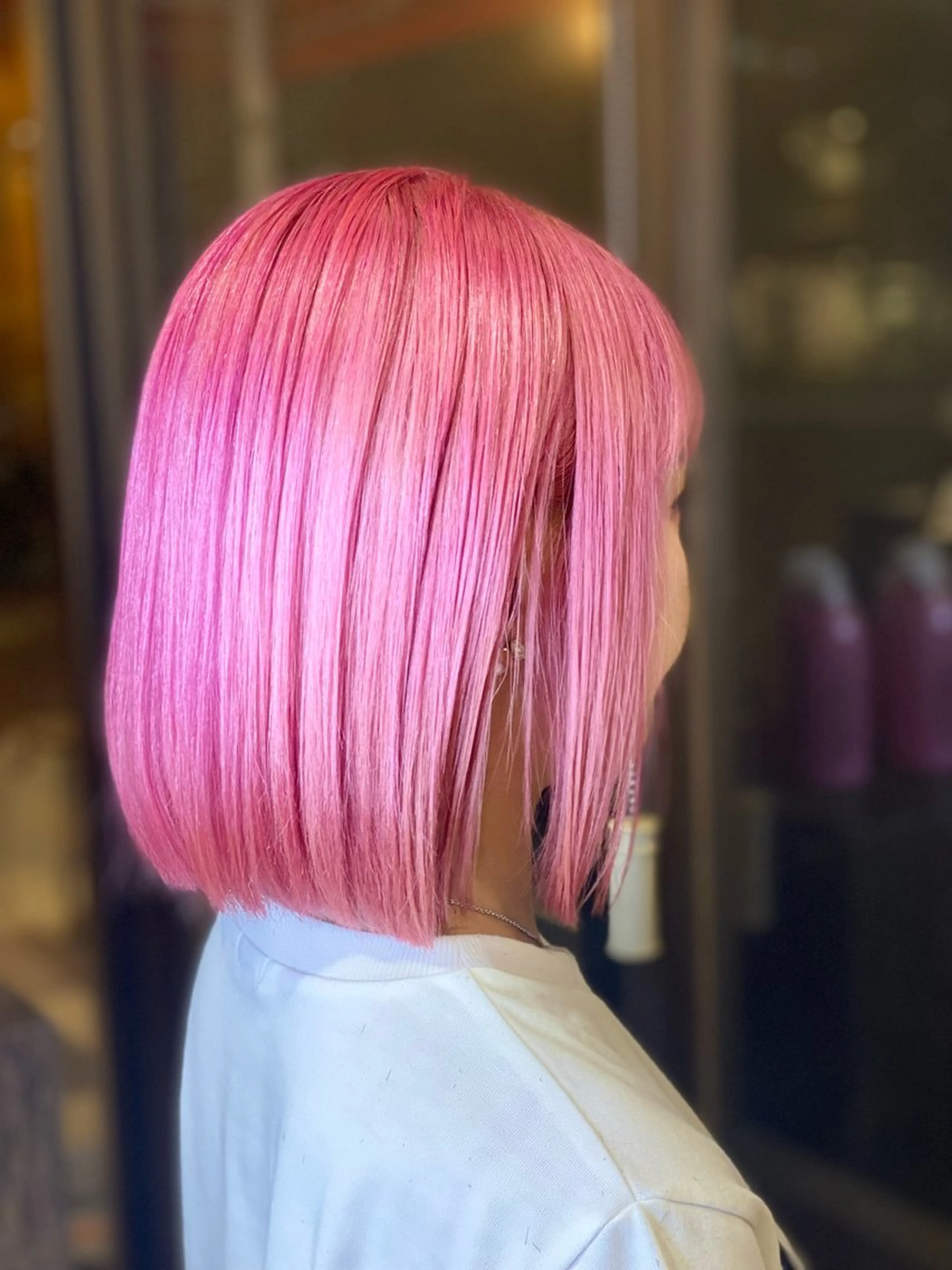 カラー ブリーチ ダブルカラー 服部 路代のヘアスタイル