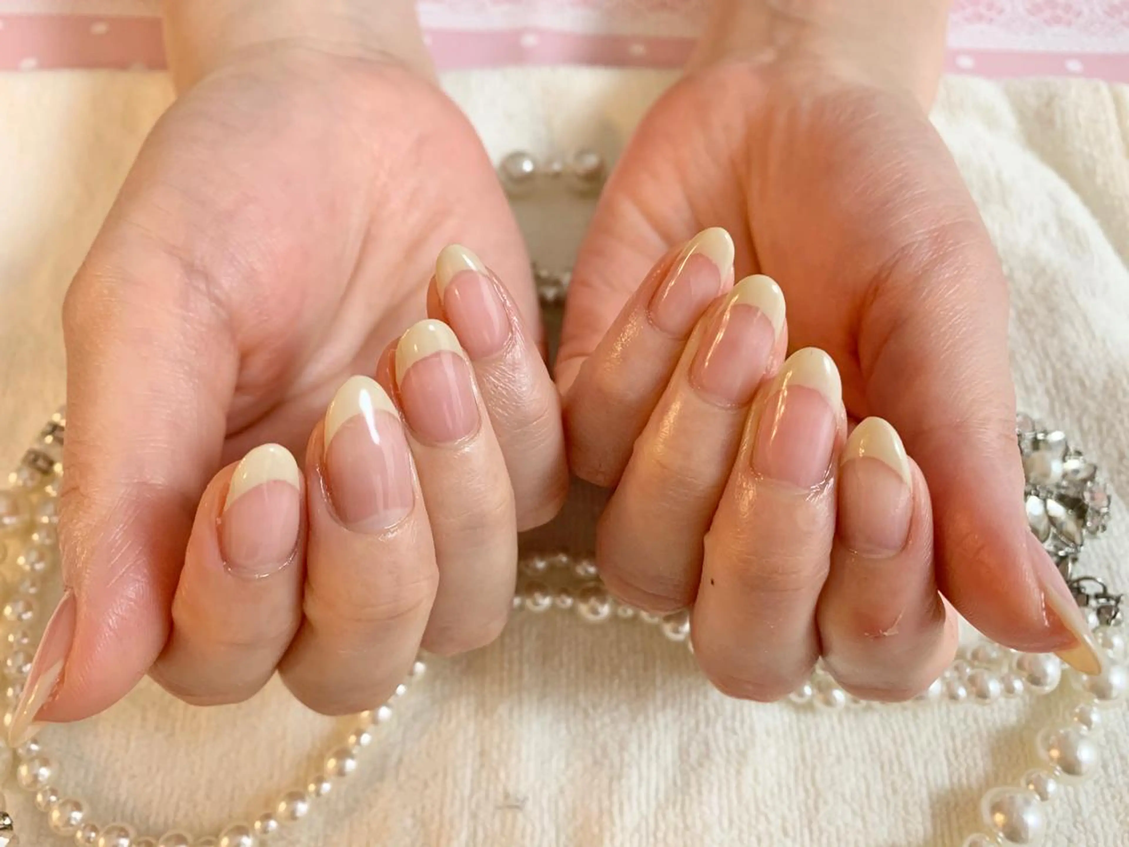 ネイル フレンチネイル 手塚 里奈のネイルデザイン