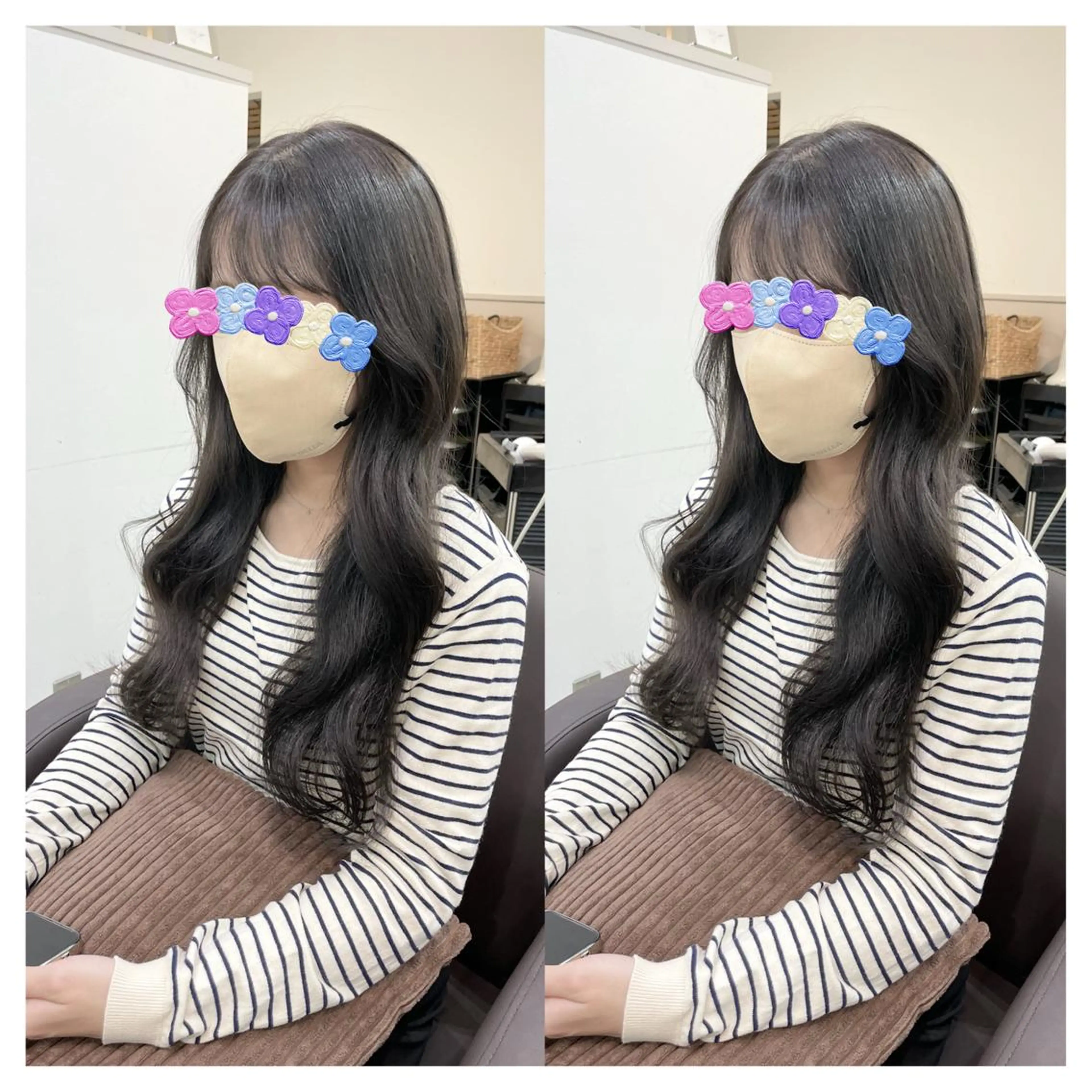 ロング カラー カット ヘアカラー トリートメント 村山 茉衣のヘアスタイル