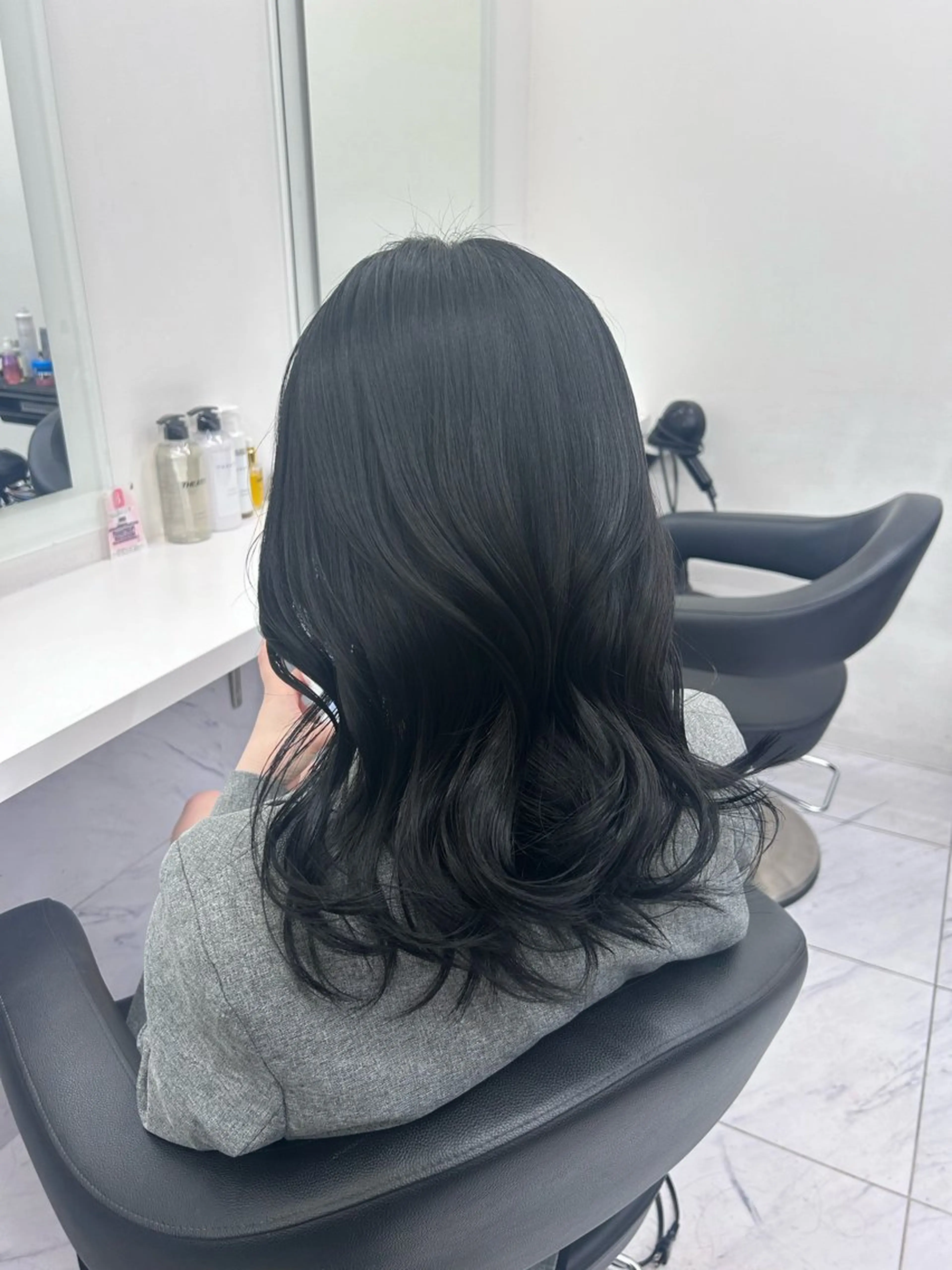 ロング カラー パーマ ヘアアレンジ メンズ ブリーチなしカラー/ ブラウン/レイヤーのヘアスタイル