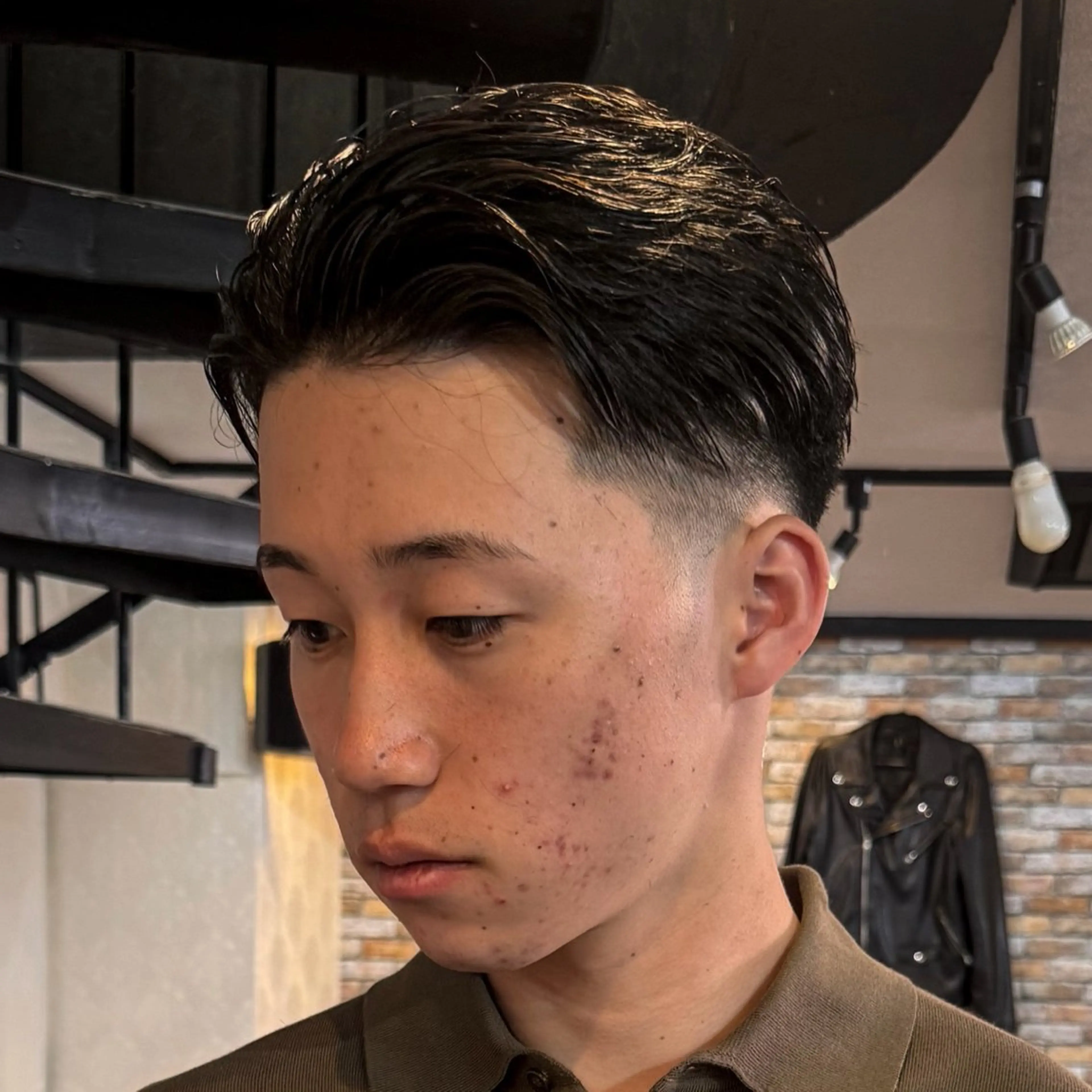 ショート メンズ 七三 ショートヘア カット 立川メンズカット/ メンズパーマ💈三上のヘアスタイル