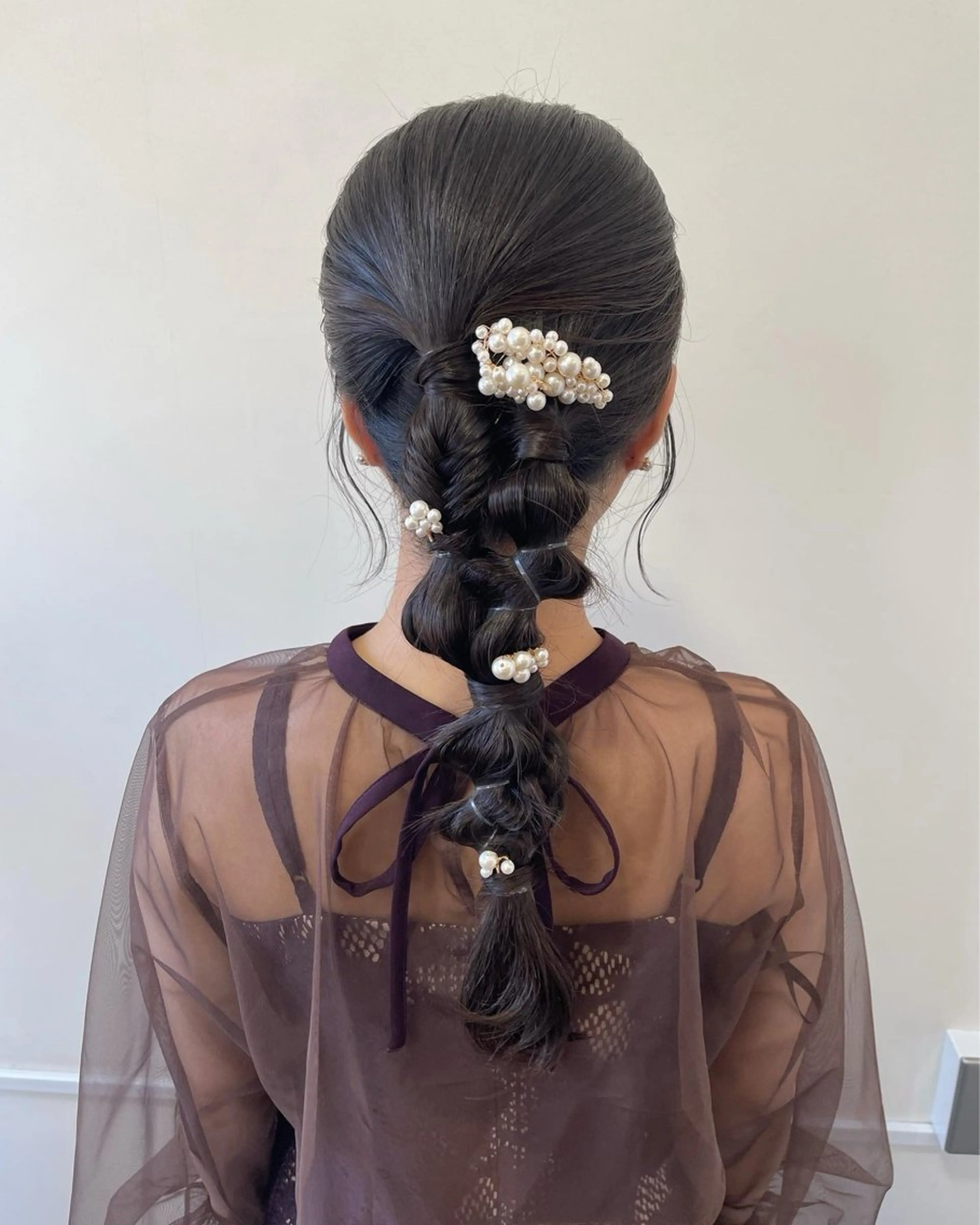 ロング ヘアアレンジ mizu🐾 hair braceのヘアスタイル
