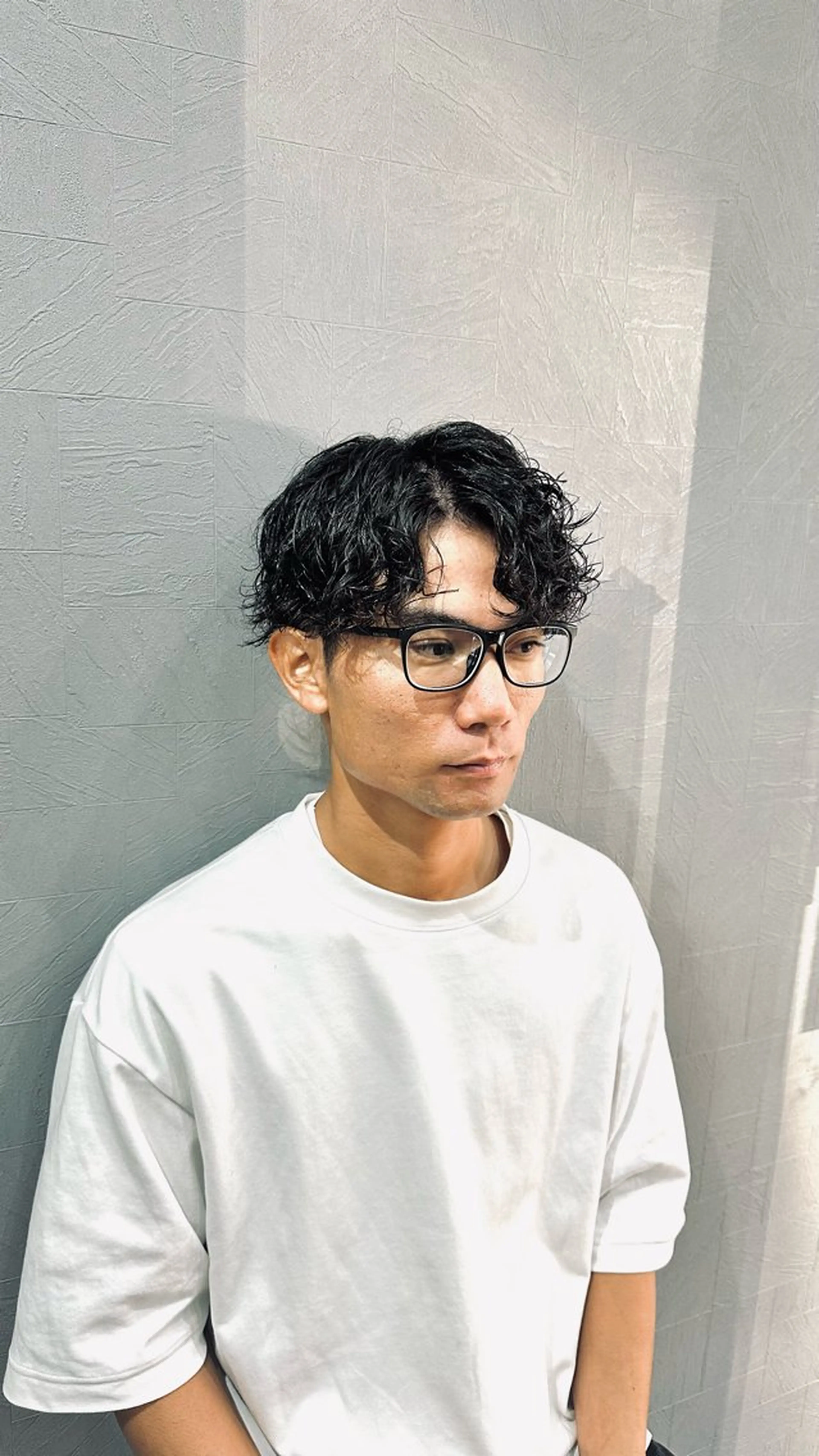 ショート パーマ メンズ カット パーマ 💈メンズパーマ💈 ナカザワ リョウのヘアスタイル