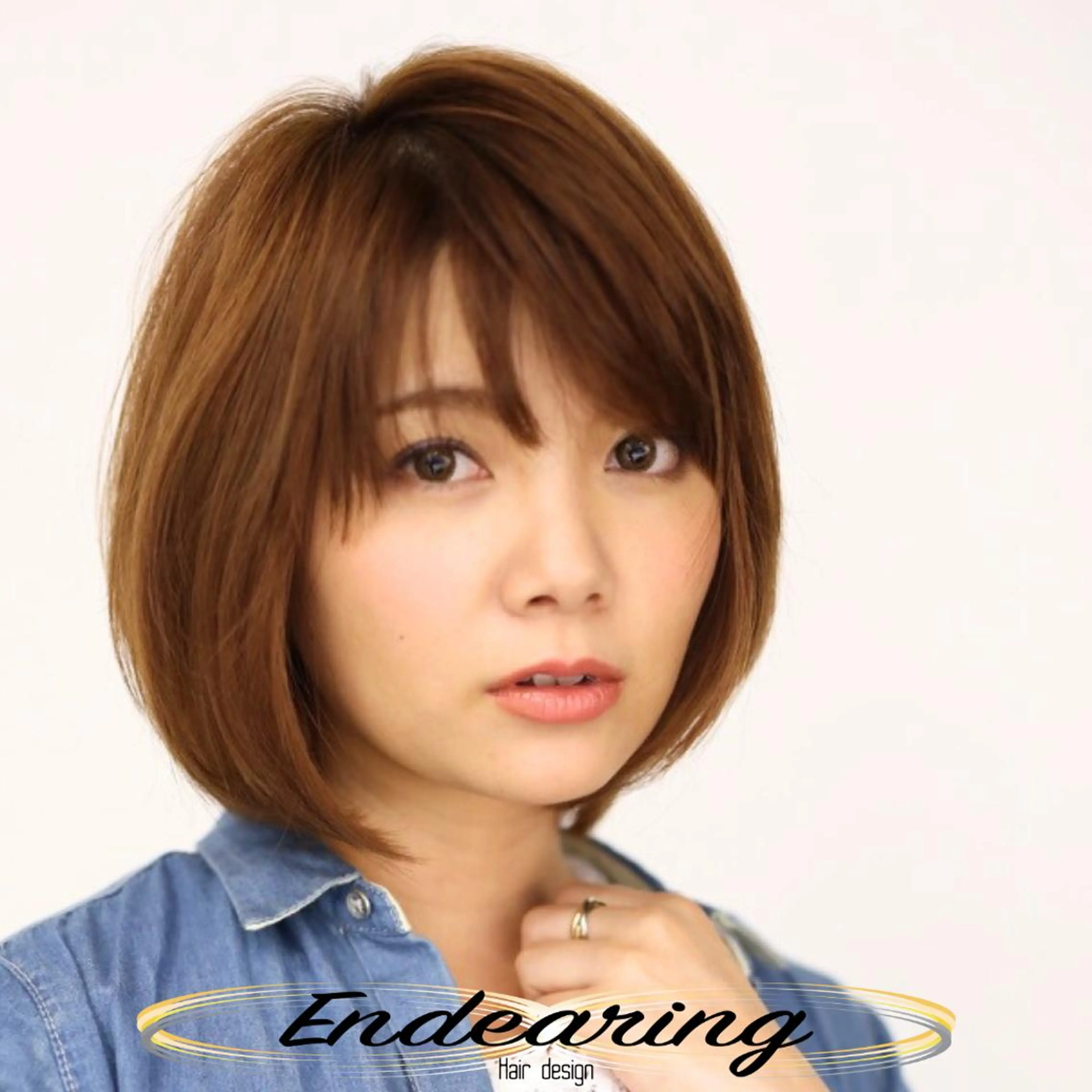 カラー アッシュ ベージュカラー 透明感カラー ボブ カット ヘアカラー Endearing 銀座/YOKOのヘアスタイル